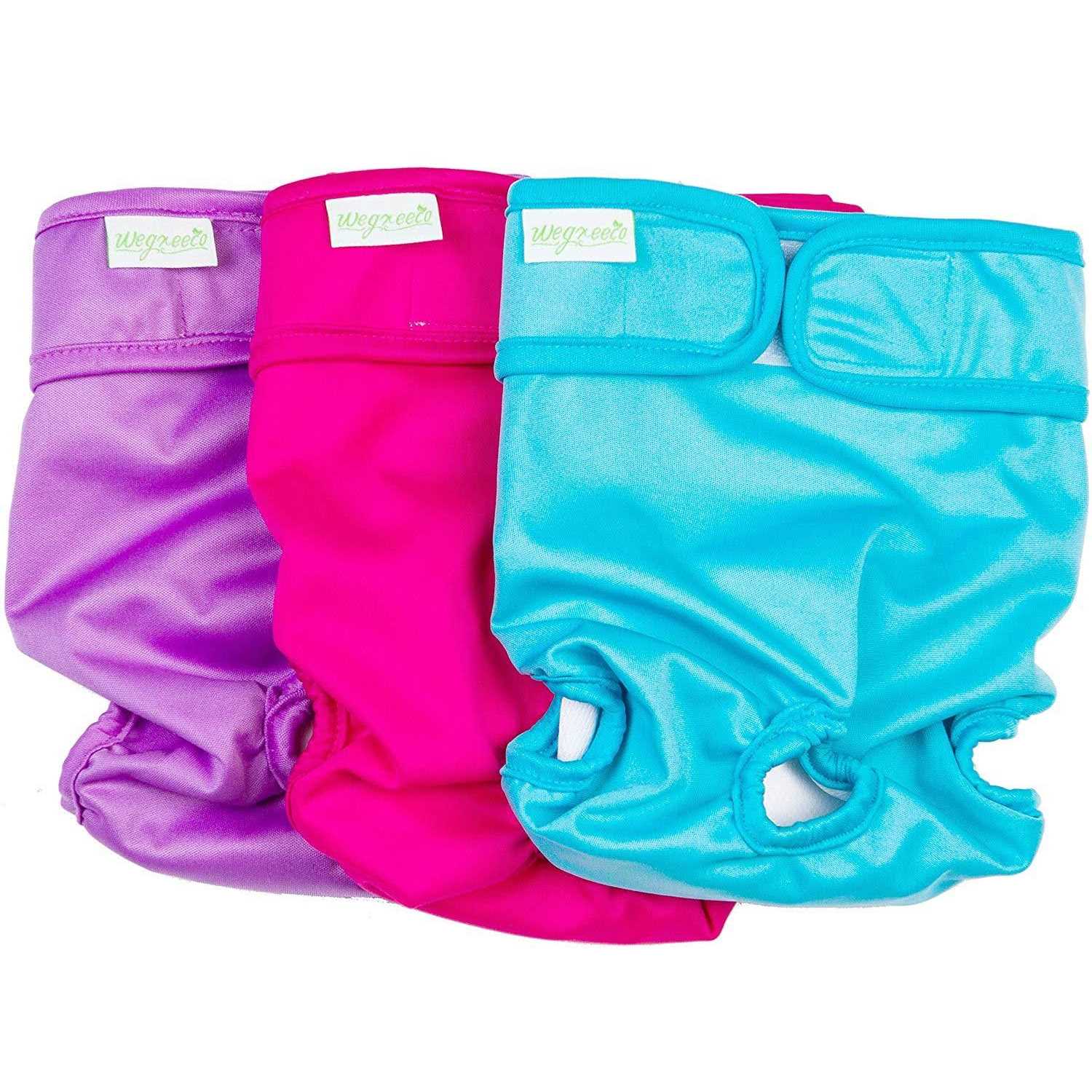 Wegreeco Luxury Washable Reusable Dog Diapers Durable Female Dog Diapers