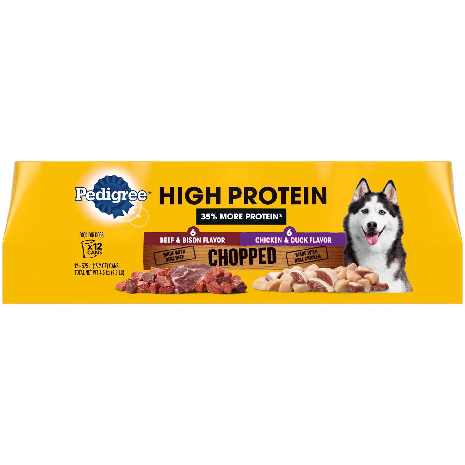 Pedigree High Protein Chopped Wet Dog Food Variety Pack