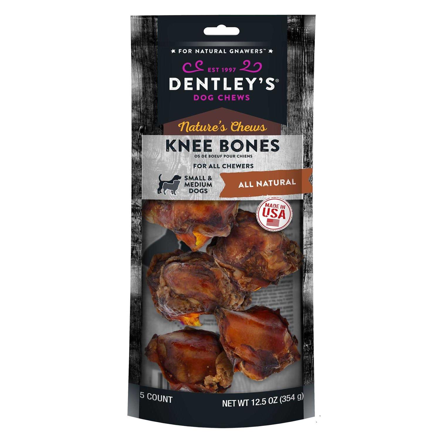 Dentley’s Nature’s Chews Knee Bone Dog Treat