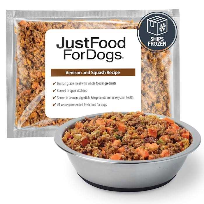 JustFoodForDogs Frozen Fresh Dog Food, Complete Meal or Dog Food Topper