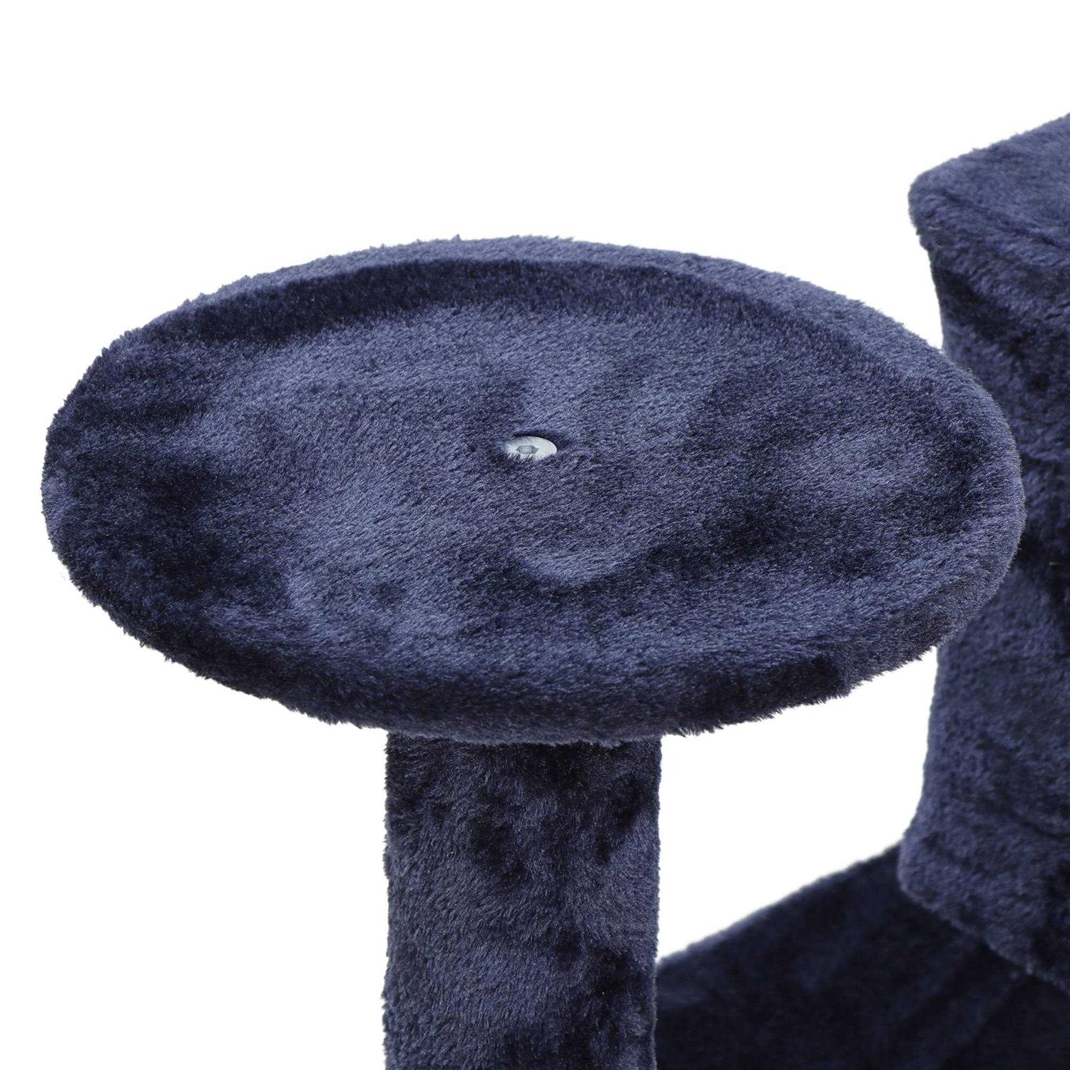 ZENY 53 Cat Tree Multi-Levels Condos Scratching Post Tower Play House