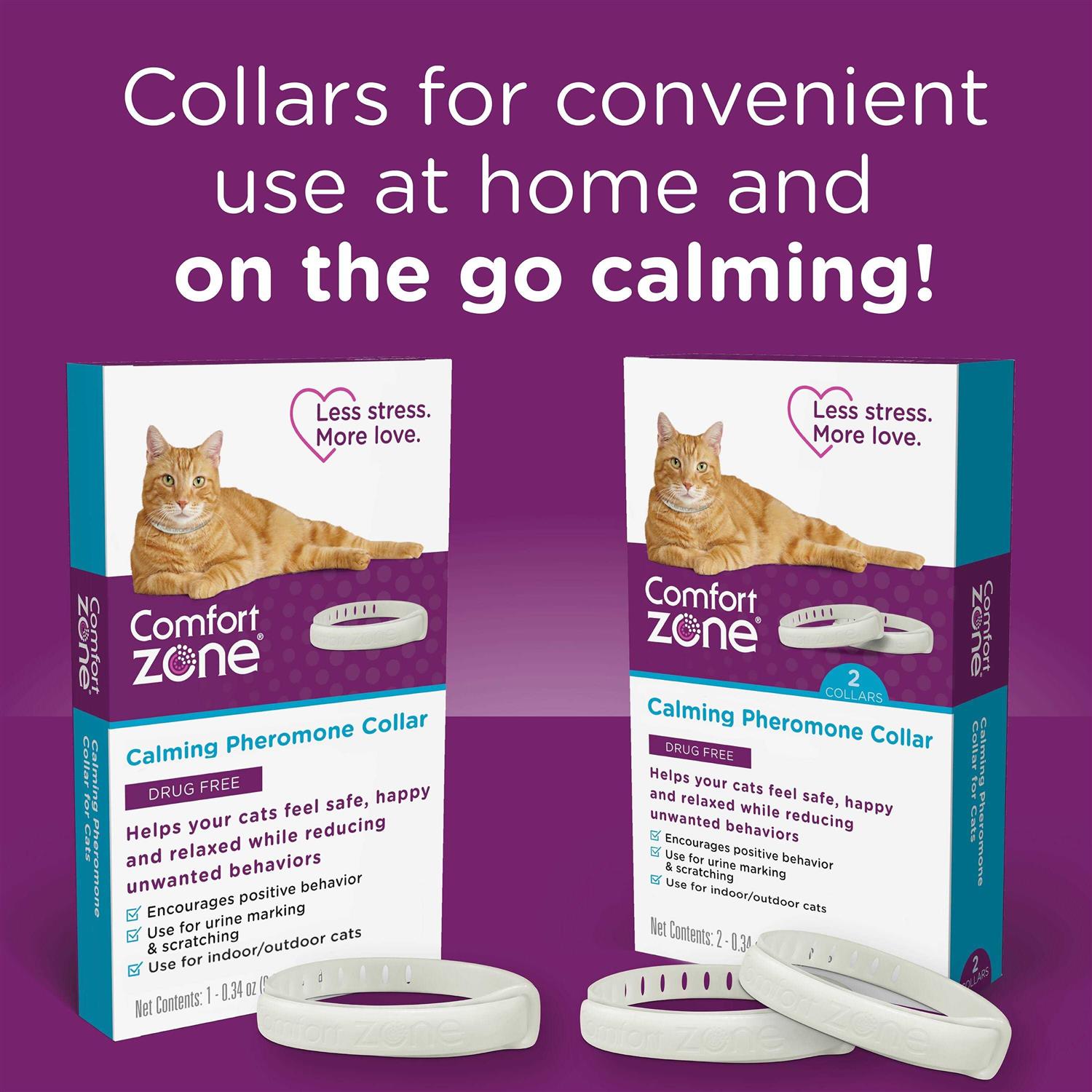 Comfort Zone Calming Pheromone Cat Collar