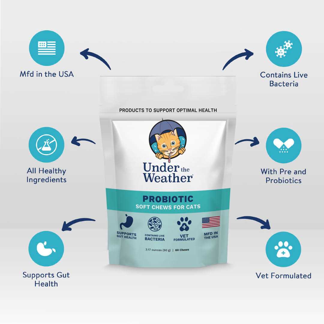 Under the Weather Cat Supplement Probiotic Soft Chews