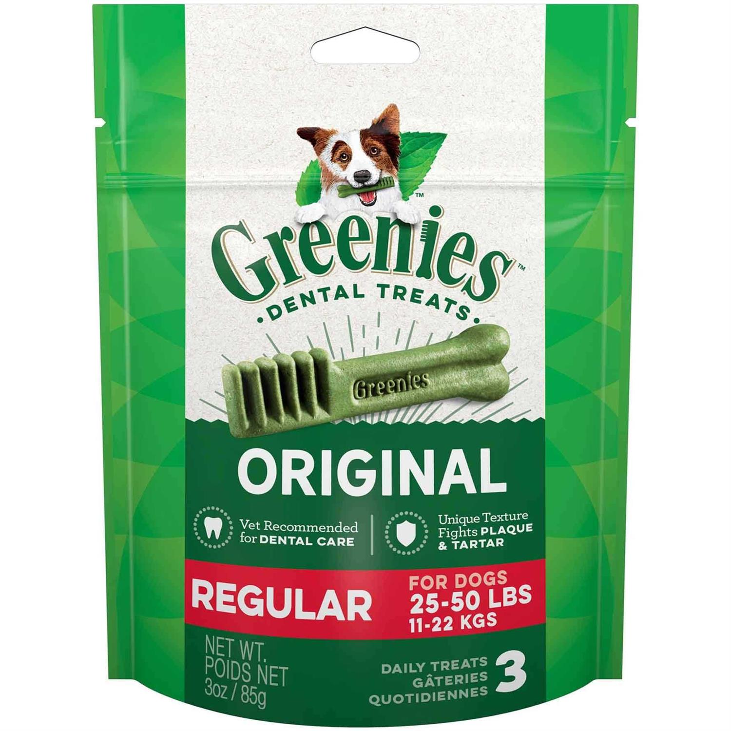 Greenies Dental Dog Treats Regular Original