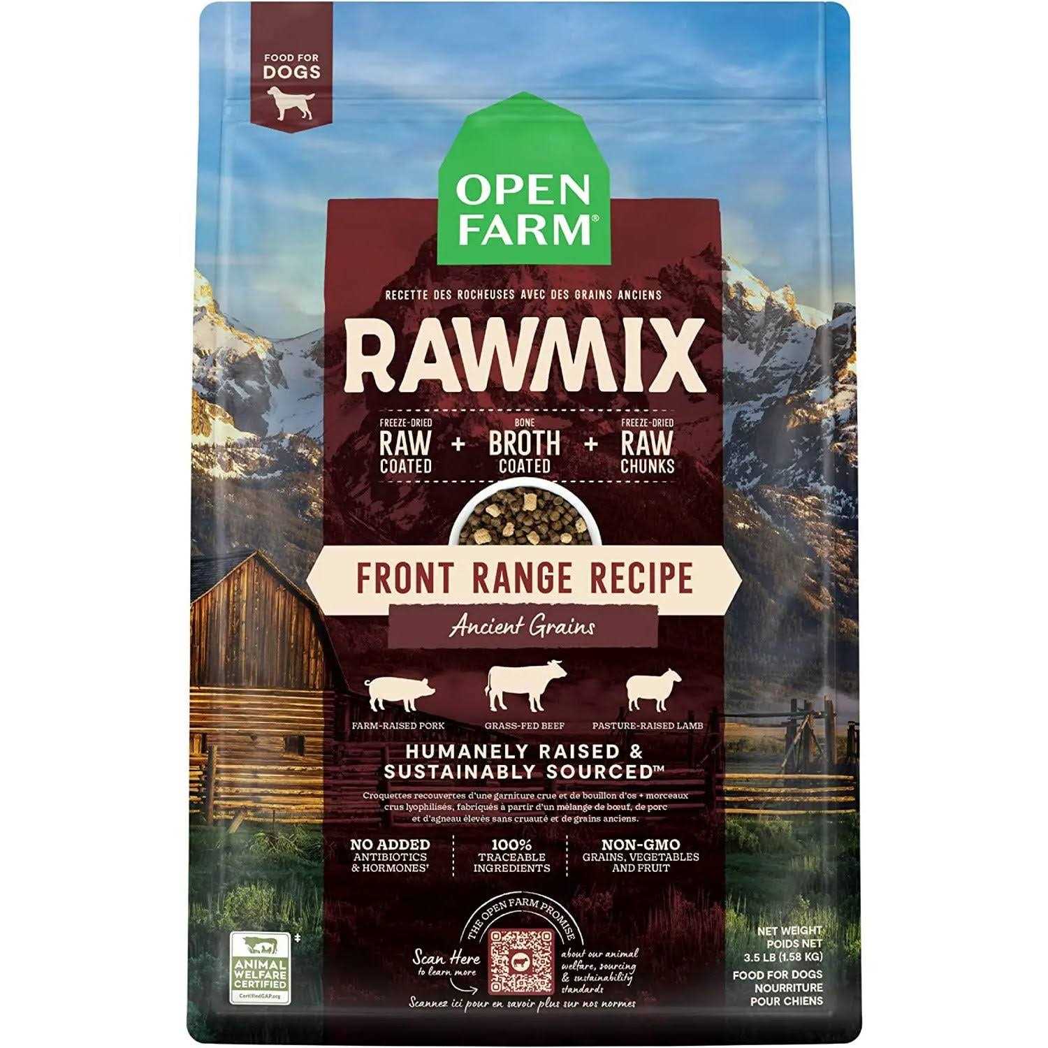 Open Farm RawMix Ancient Grains Front Range Dry Dog Food