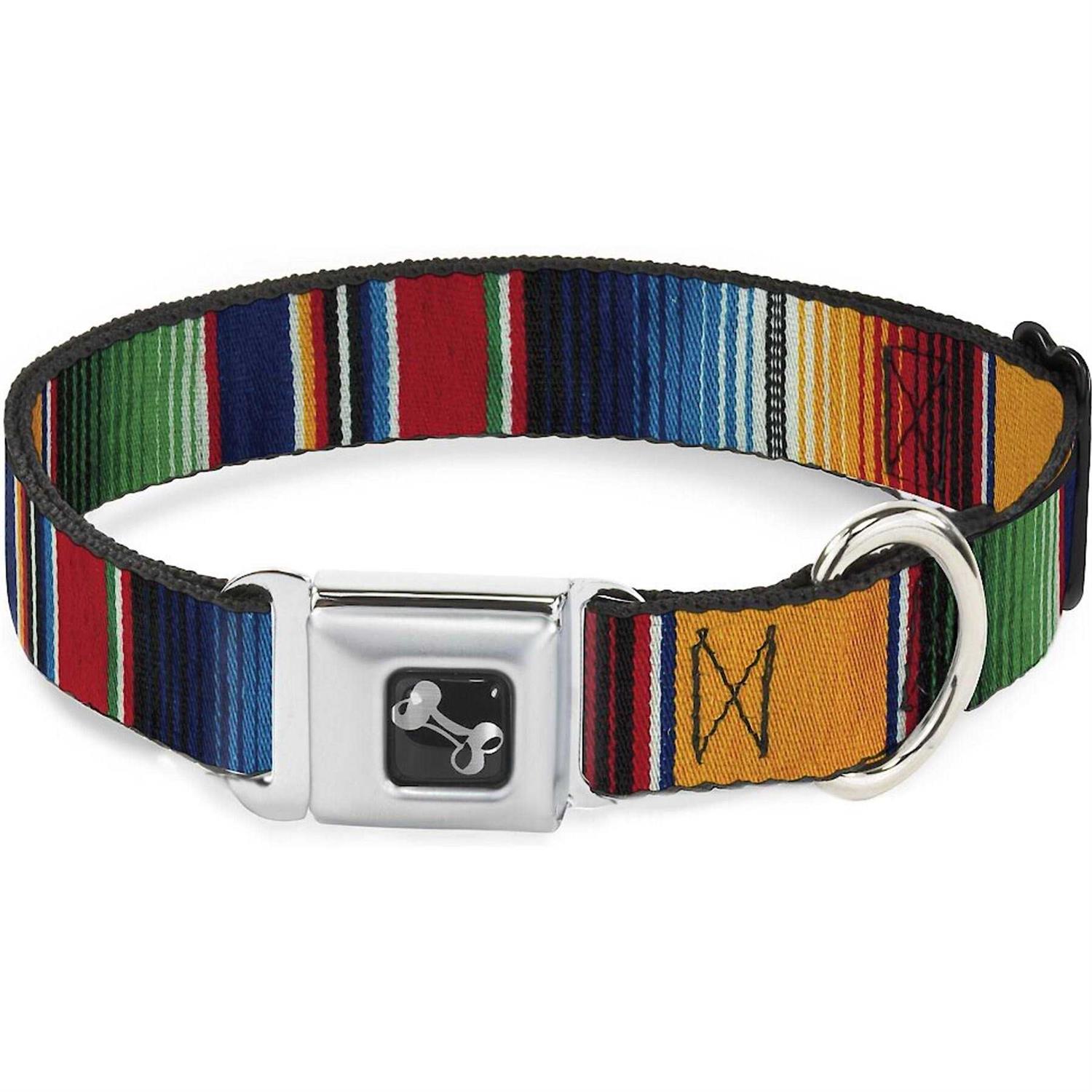 Buckle-Down Buckle Seatbelt Dog Collar