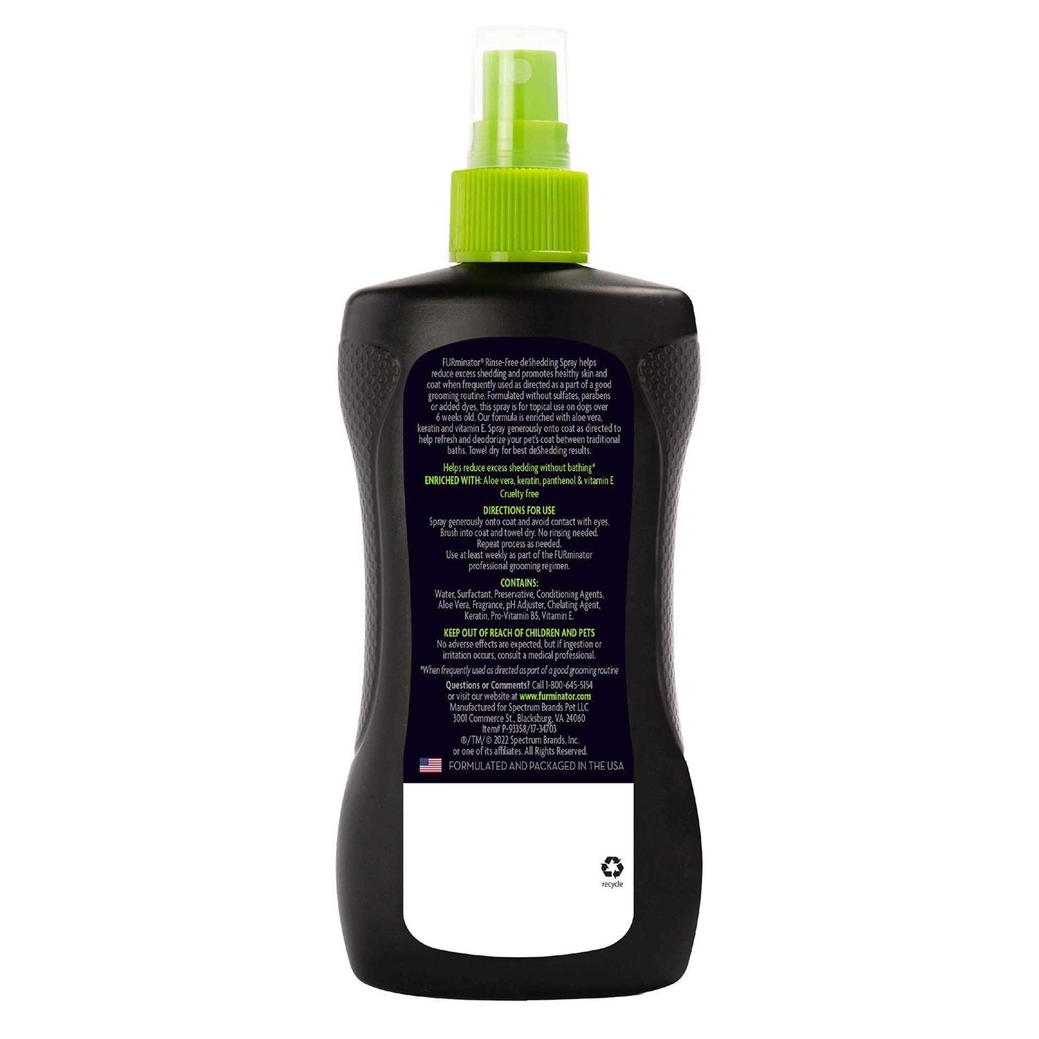 FURminator Rinse-Free deShedding Spray for Dogs