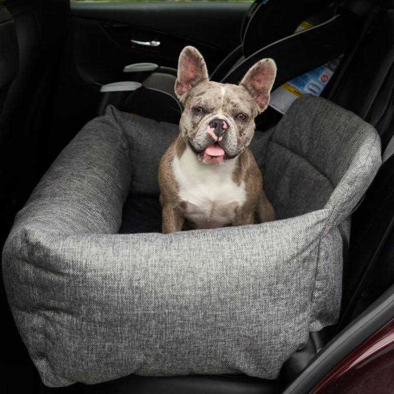 Paw PupProtector Memory Foam Dog Car Bed Gray Seat