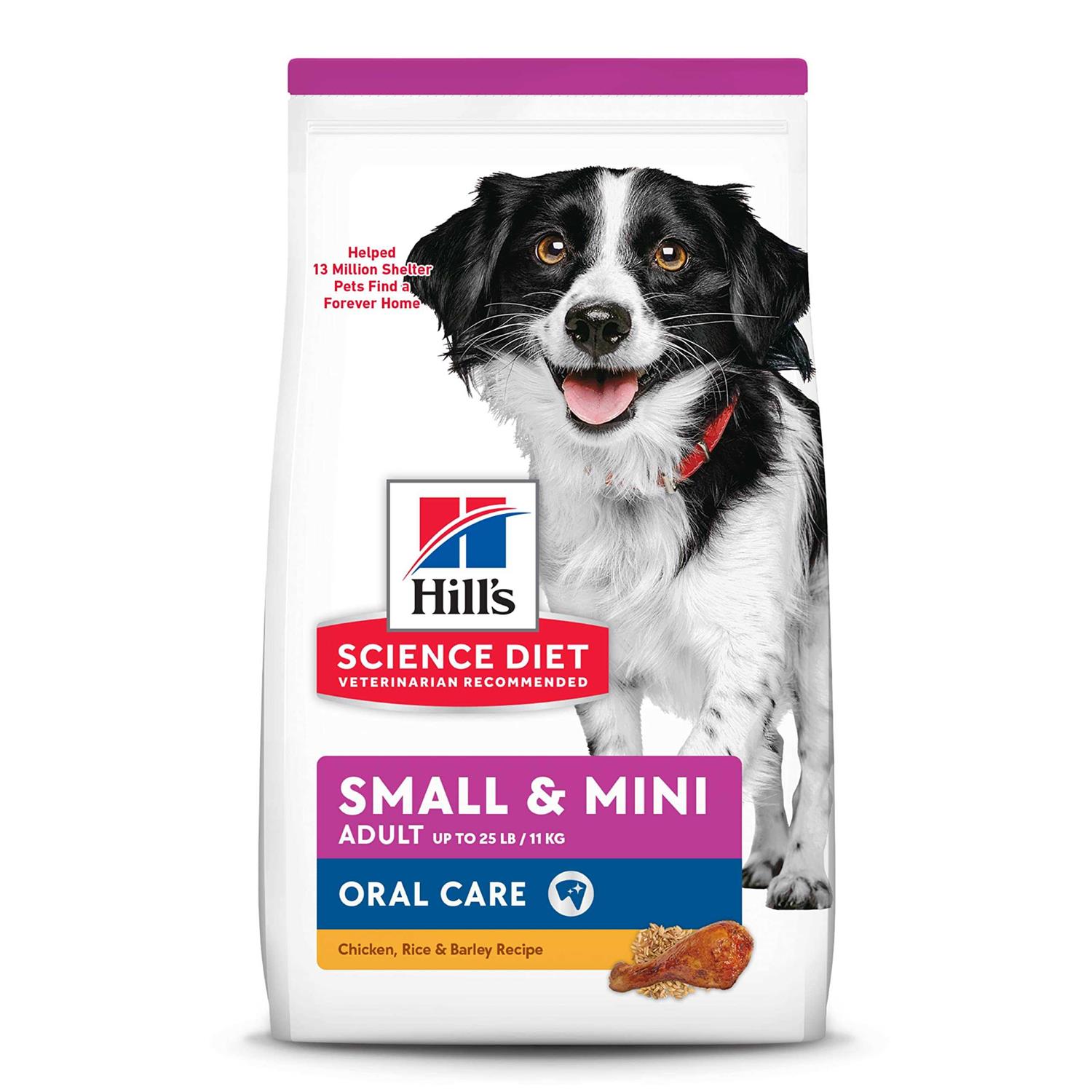 Hill’s Science Diet Adult Oral Care Small & Mini Chicken Recipe Dry Dog Food