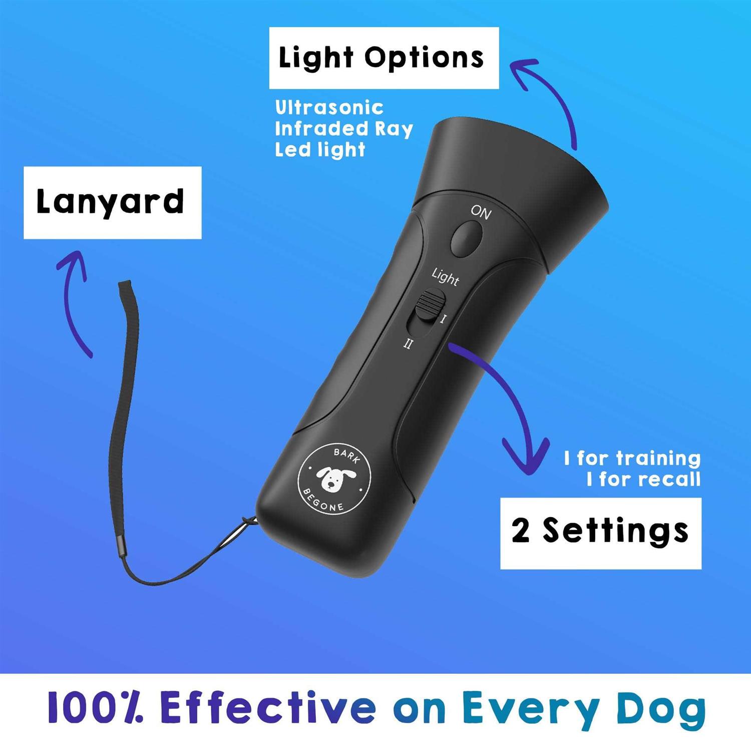 Stop Barking Device Bark Begone Ultrasonic Dog Trainer