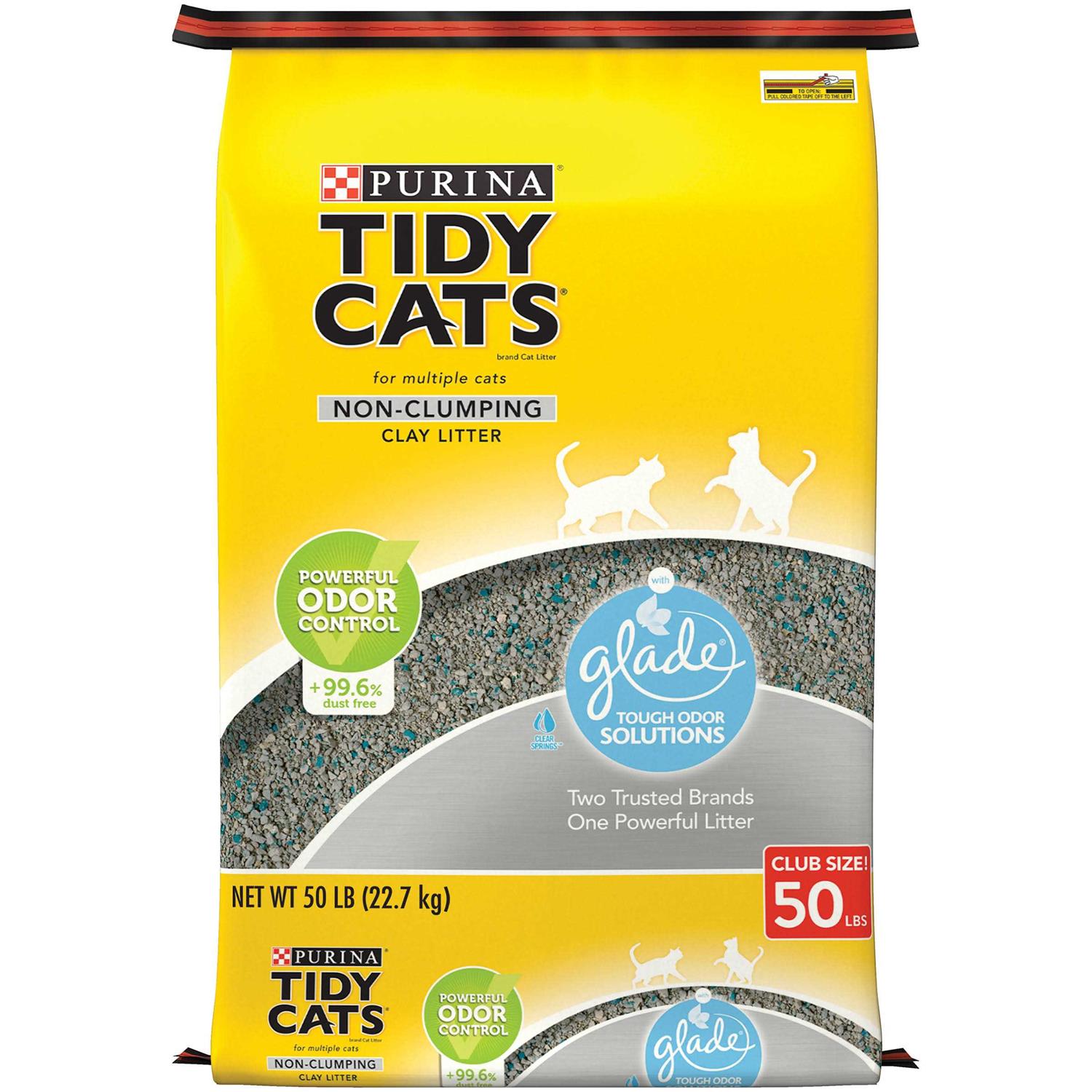Purina Tidy Cats Non-Clumping Cat Litter With Glade
