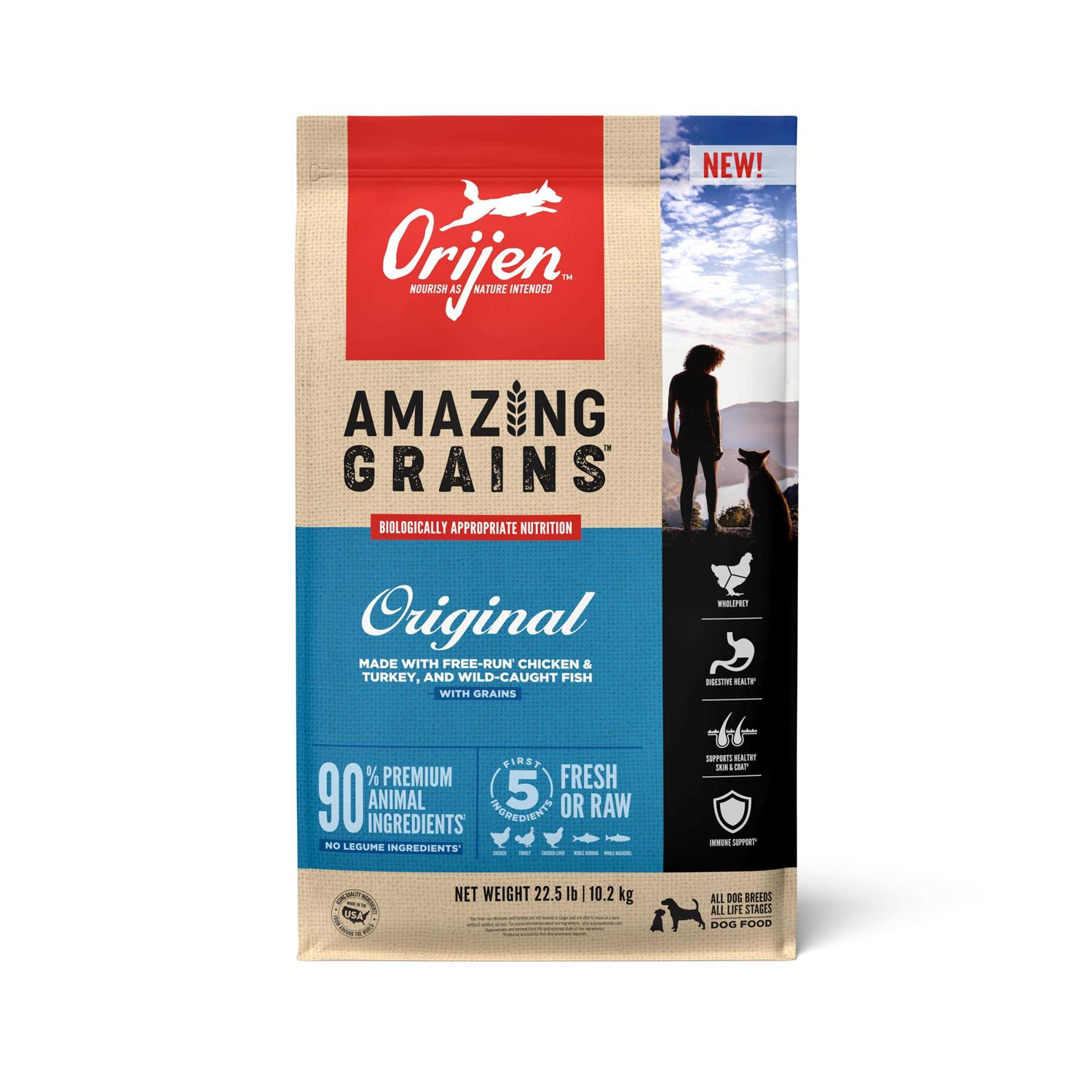 Orijen Amazing Grains Dry Dog Food
