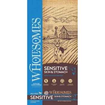 Wholesomes Sensitive Skin & Stomach Salmon Dry Dog Food