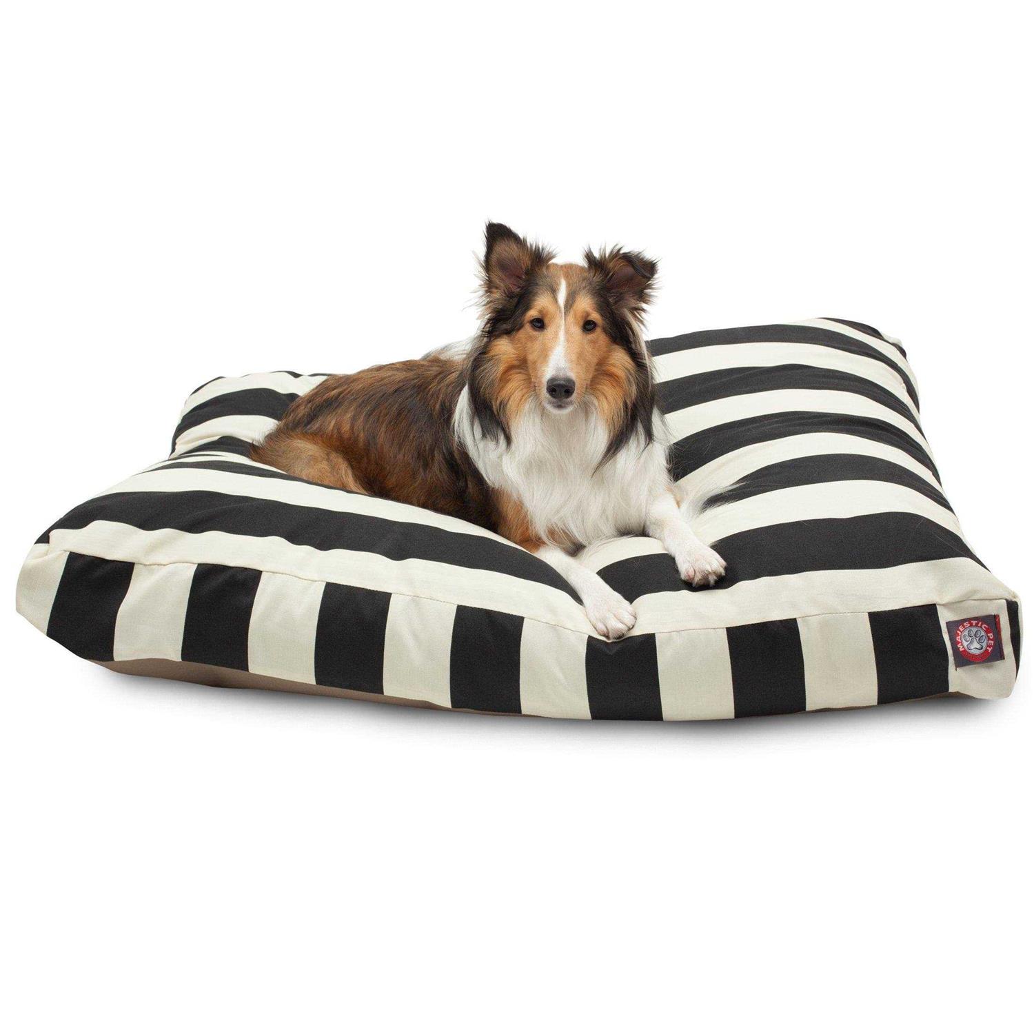 Majestic Pet Vertical Stripe Rectangle Dog Bed