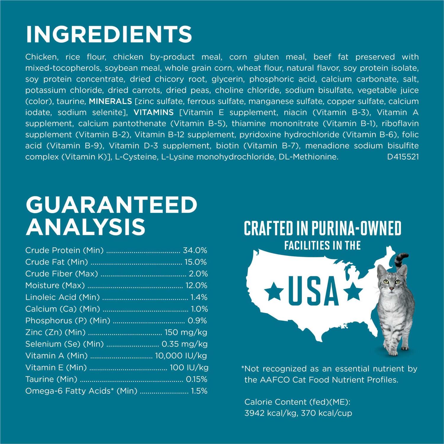 Purina ONE Tender Selects Blend Dry Cat Food With Real Chicken