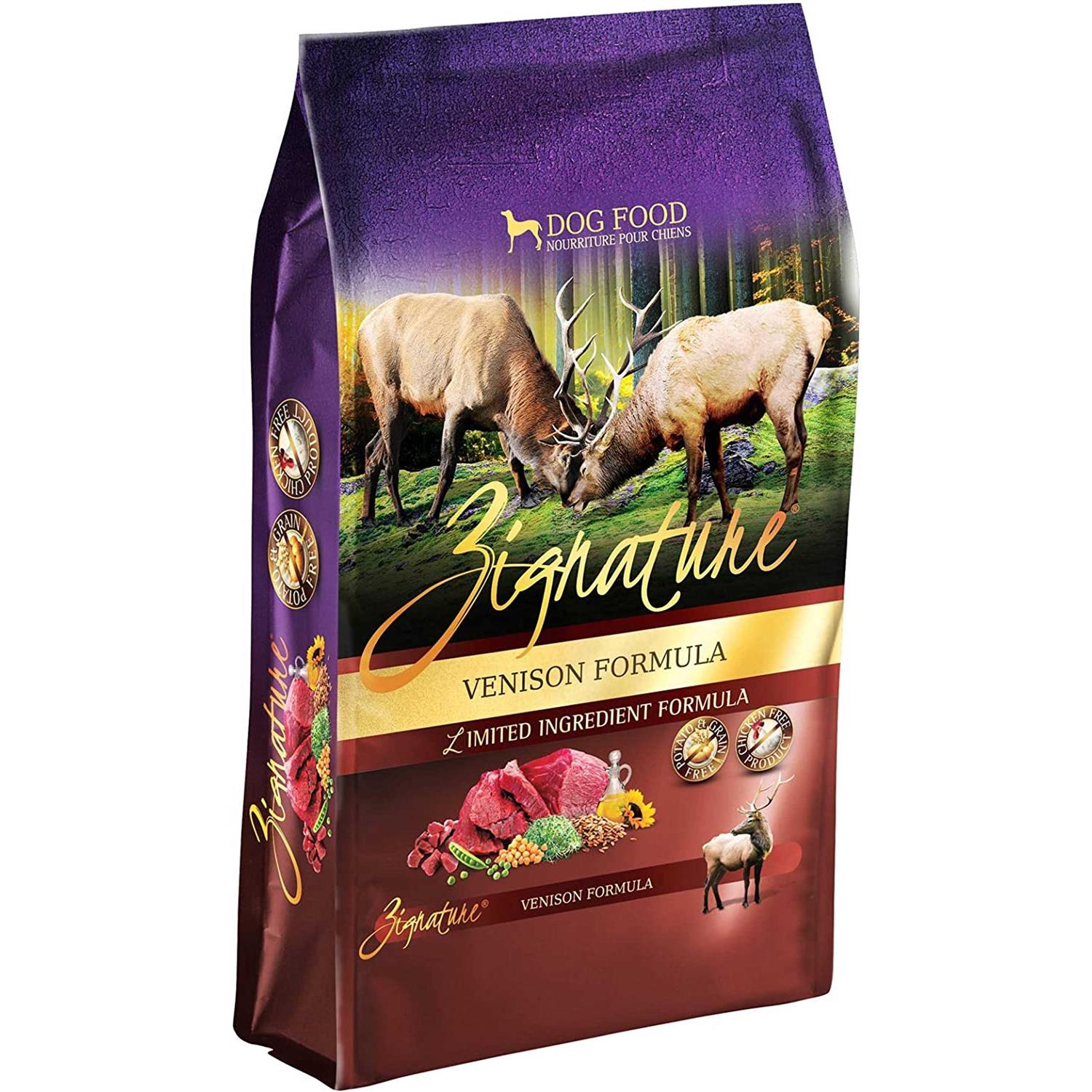 Zignature Limited Ingredient Venison Formula Dry Dog Food