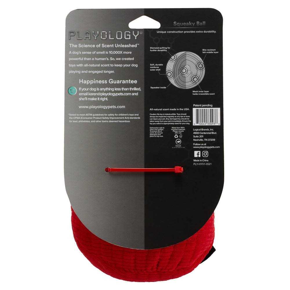 Playology Plush Ball Scented Dog Toy