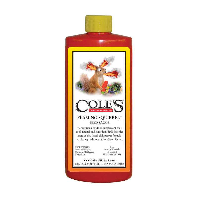 Cole’s Wild Bird Products Fs08 Flaming Squirrel Seed Sauce