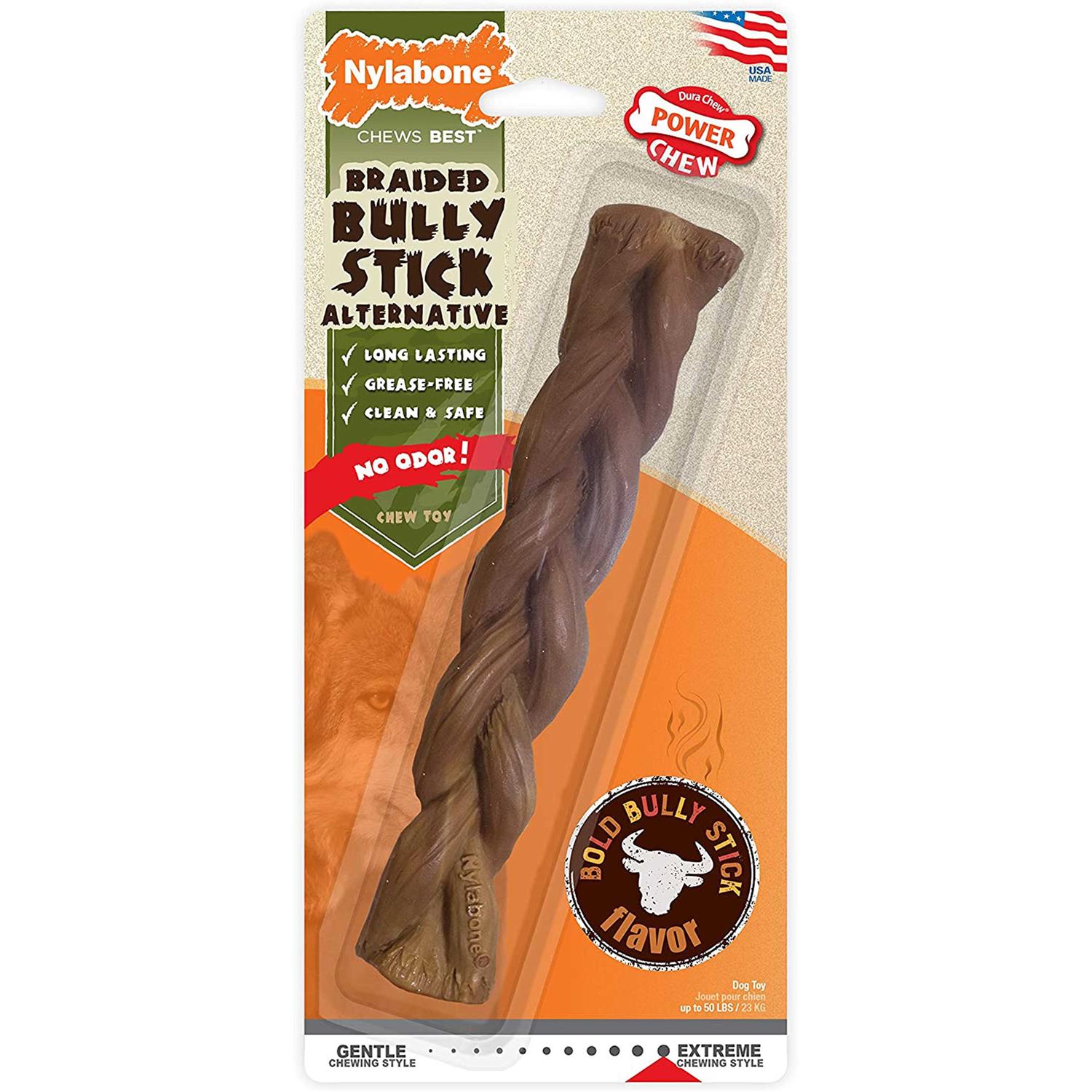 Nylabone Power Chew Alternative Braided Bully Stick