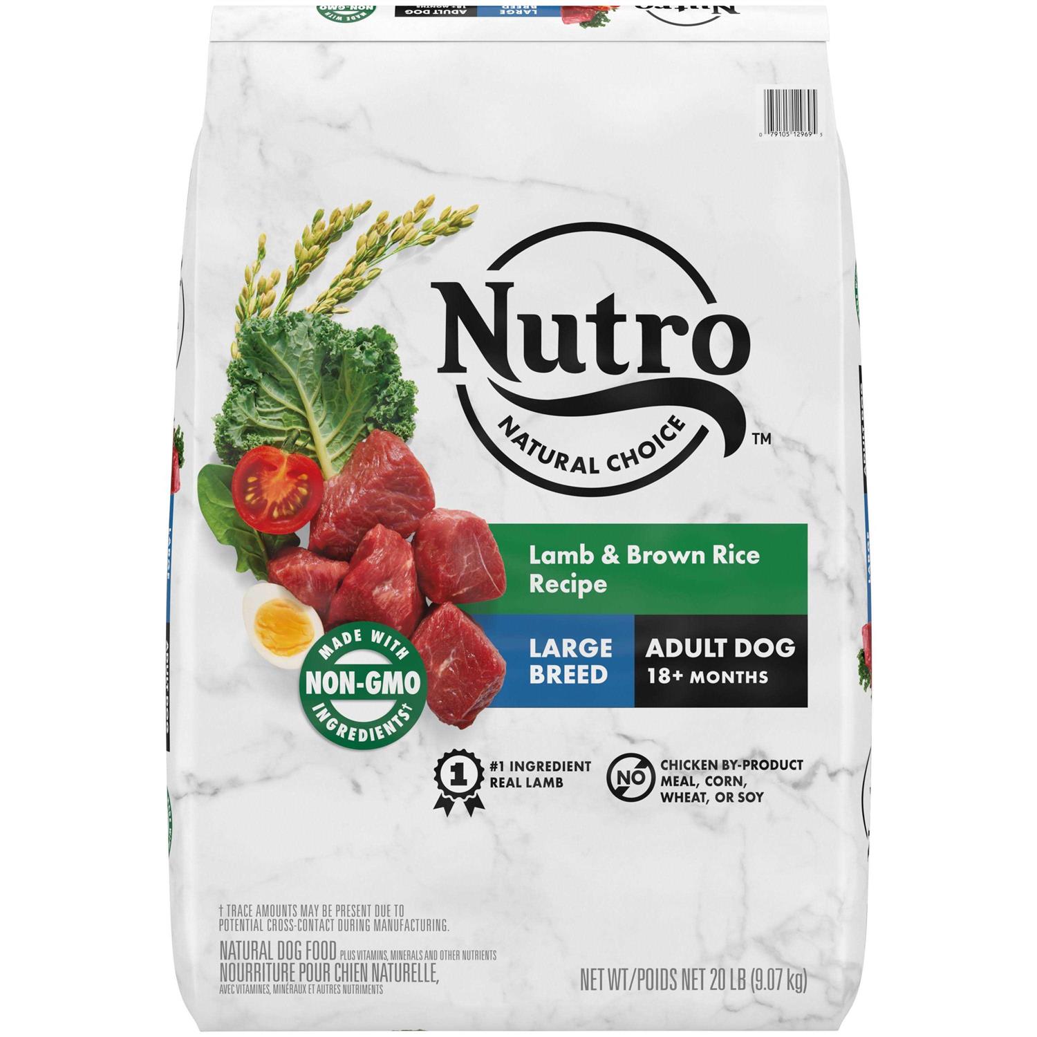 Nutro Natural Choice Large Breed Adult Lamb & Rice Dry Dog Food