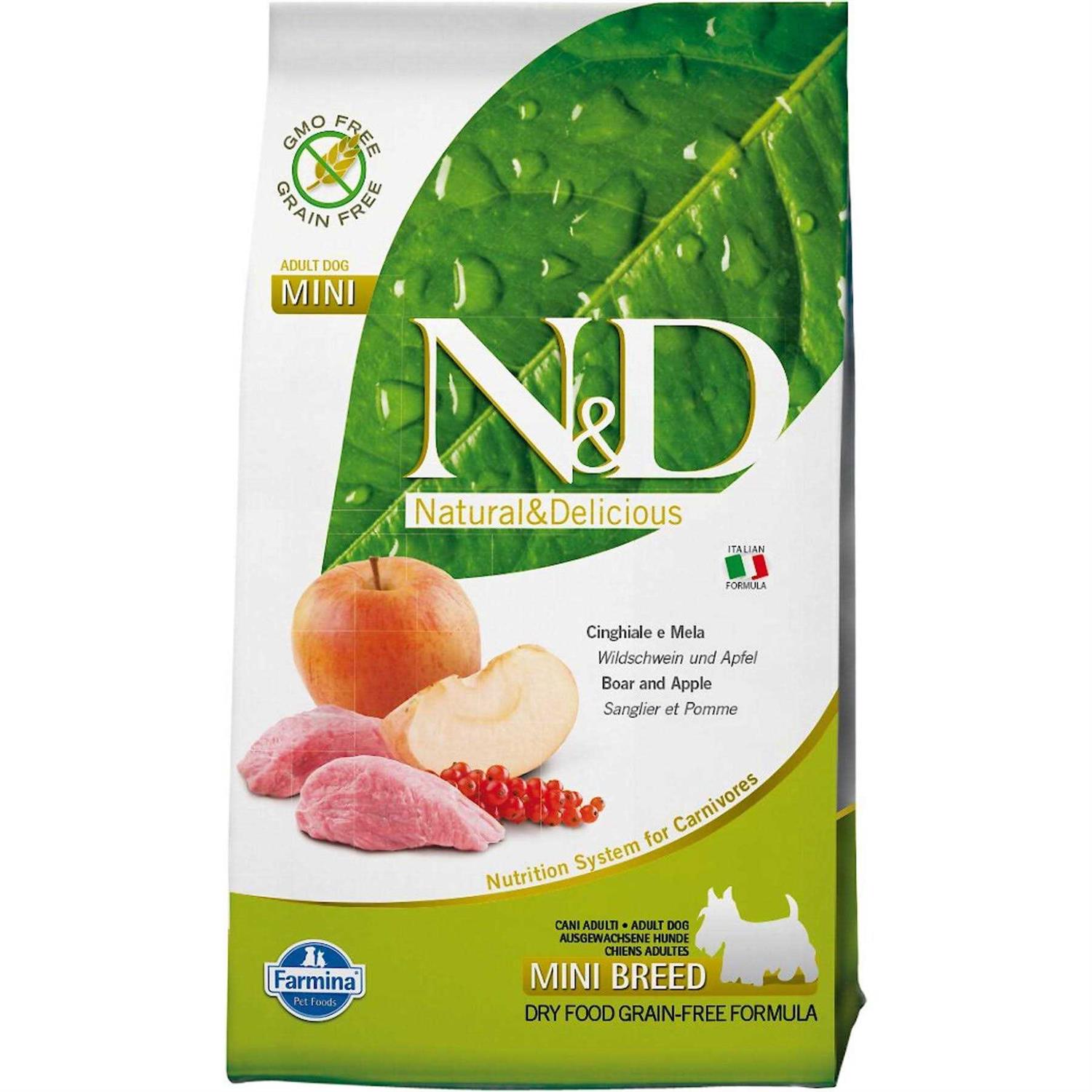 Farmina N&D Free Dog Dry Food Boar & Apple Adult Mini