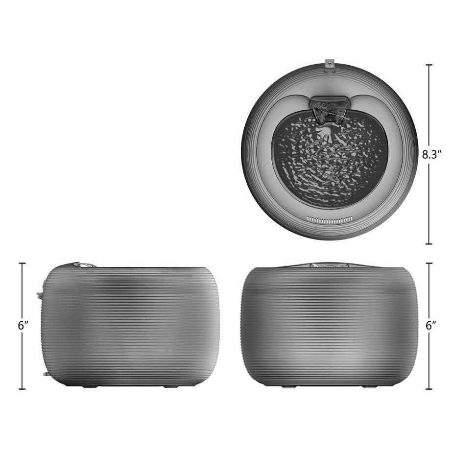 TUG Nugget Lite Pet Water Fountain 2.5 L Drinking Fountain for Cats and Dogs