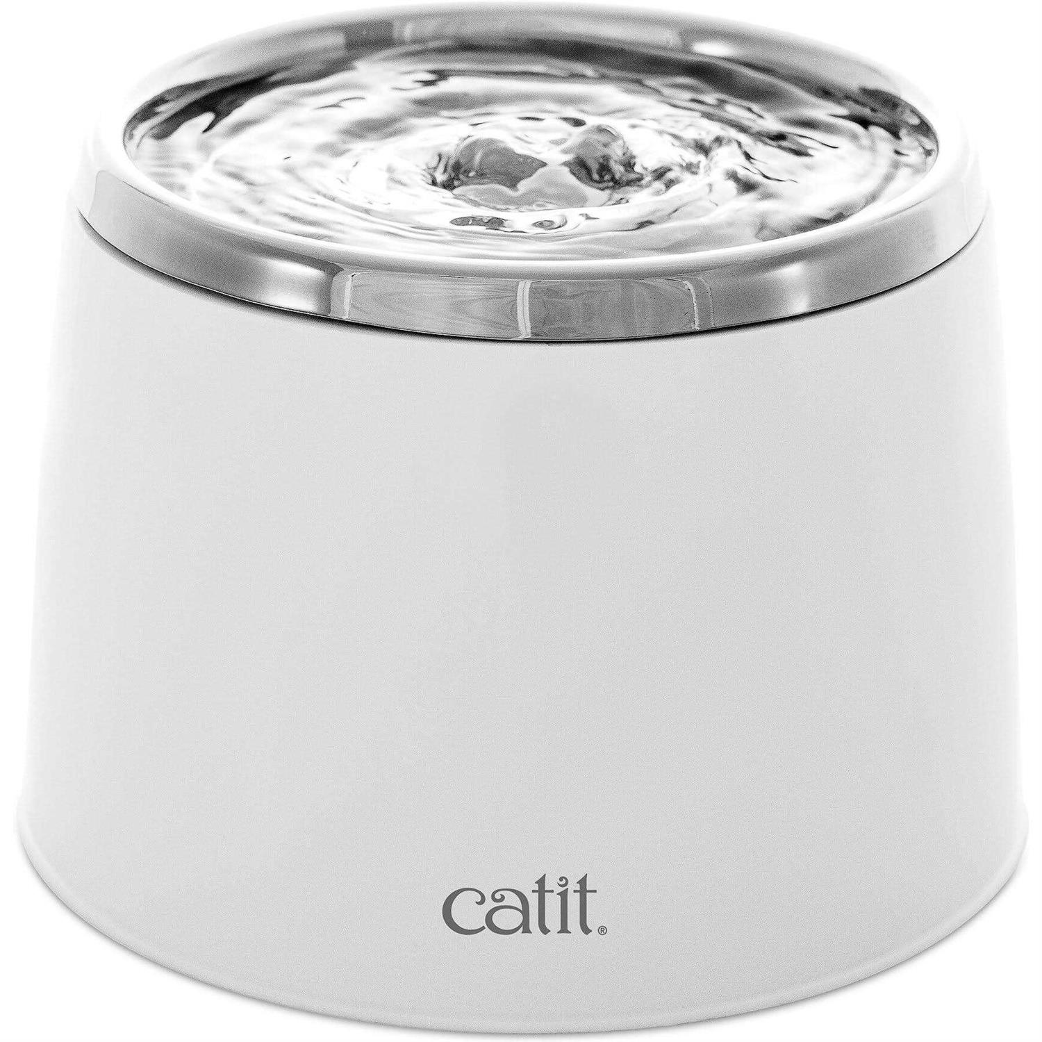 Catit Fresh & Clear Stainless Steel Top Fountain