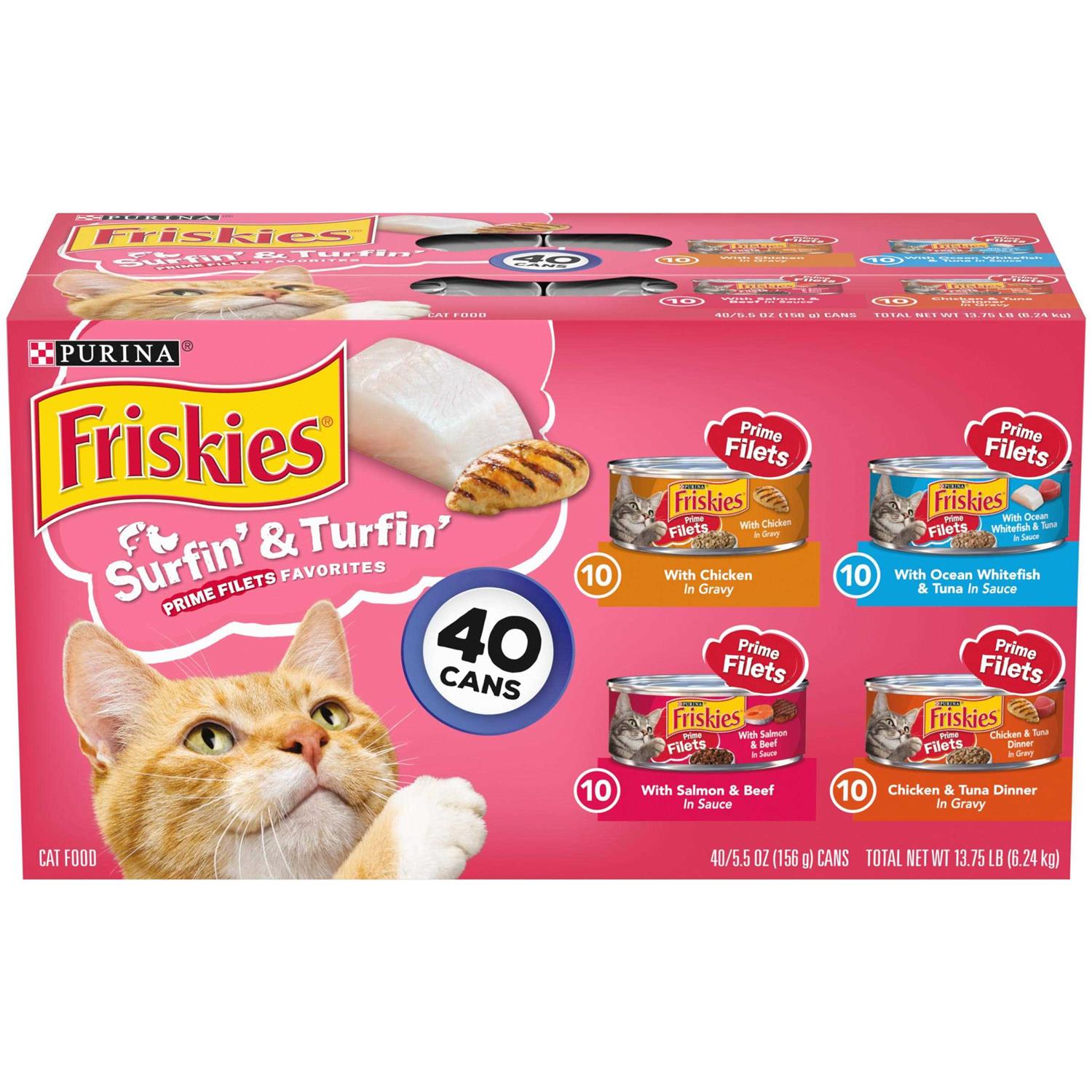 Purina Friskies Surfin & Turfin’ Wet Cat Food