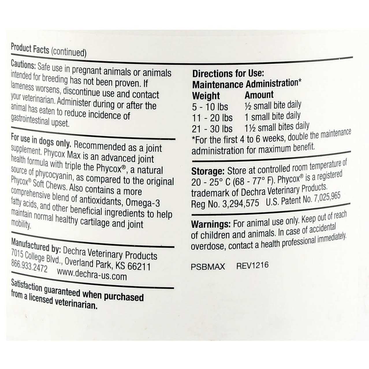 Phycox MAX Small Bites