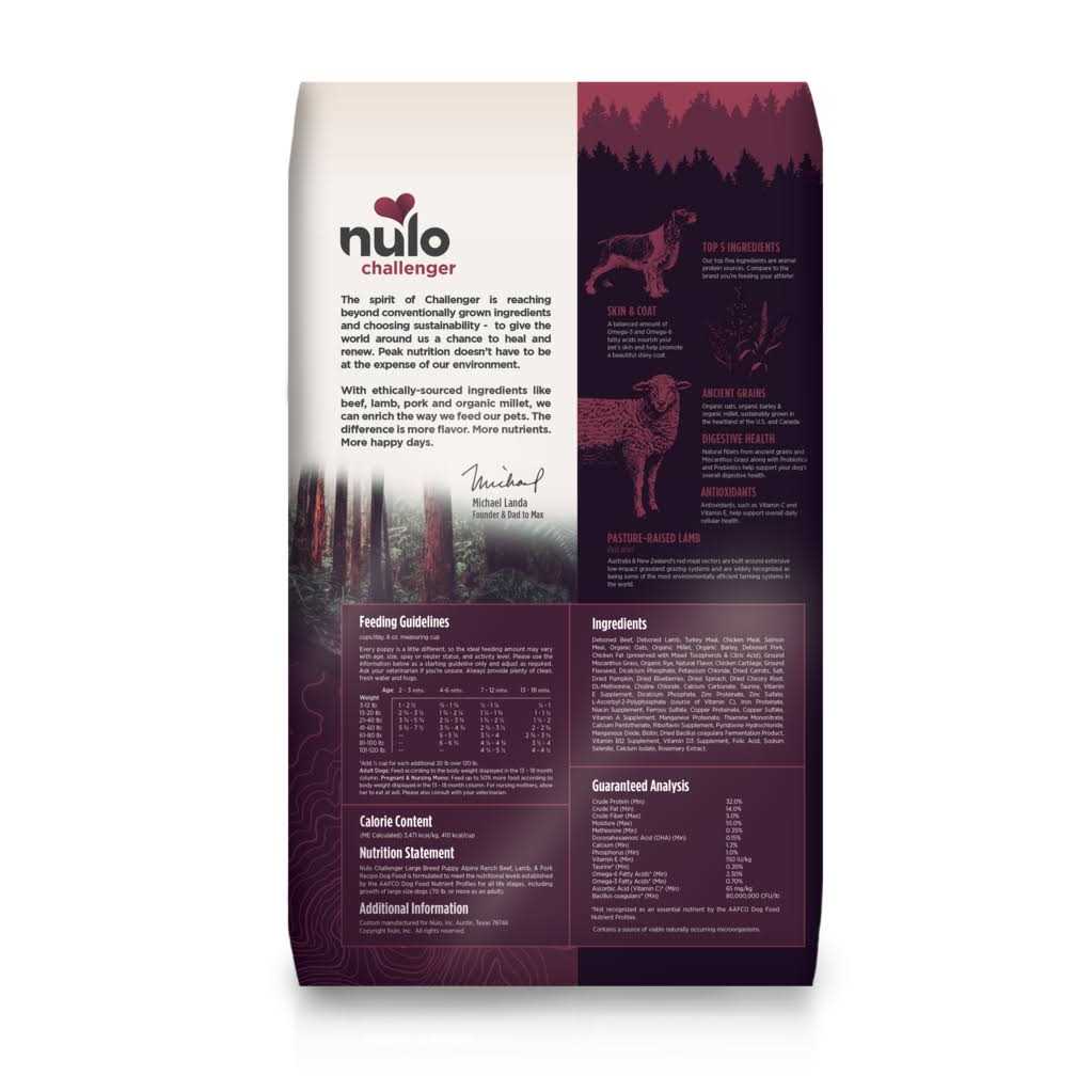 Nulo Challenger Alpine Ranch Beef Lamb & Pork Dry Puppy Food