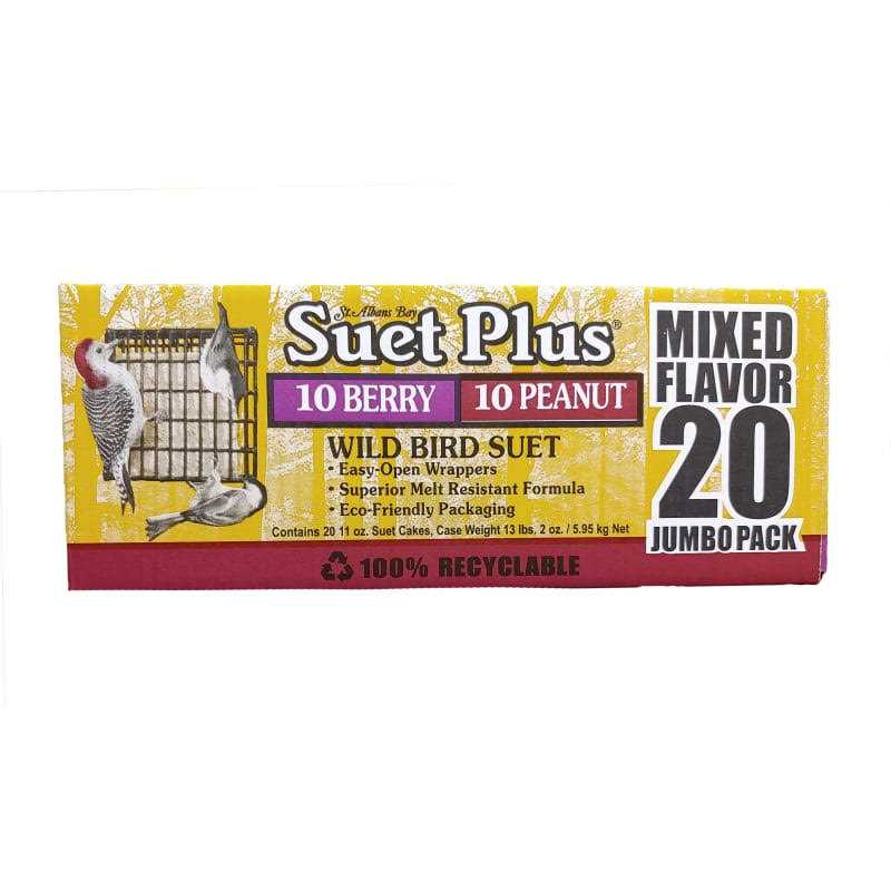 Suet Plus Mixed 20 Pack By Wildlife Sciences