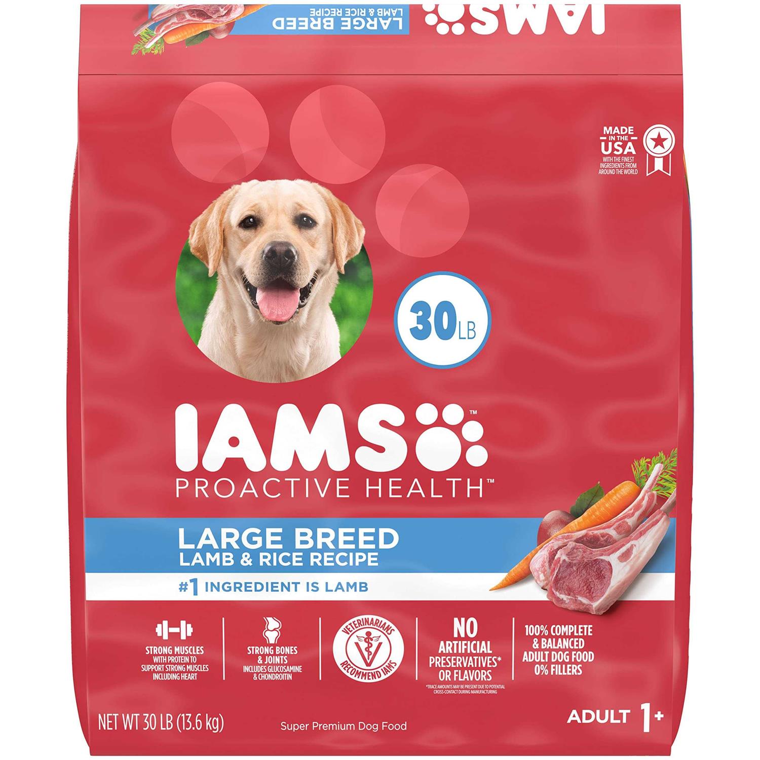 Iams Proactive Health Large Breed Adult Dry Dog Food Lamb & Rice Recipe
