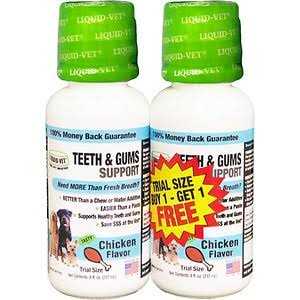 Liquid-Vet Teeth and Gums Support Dog Formula