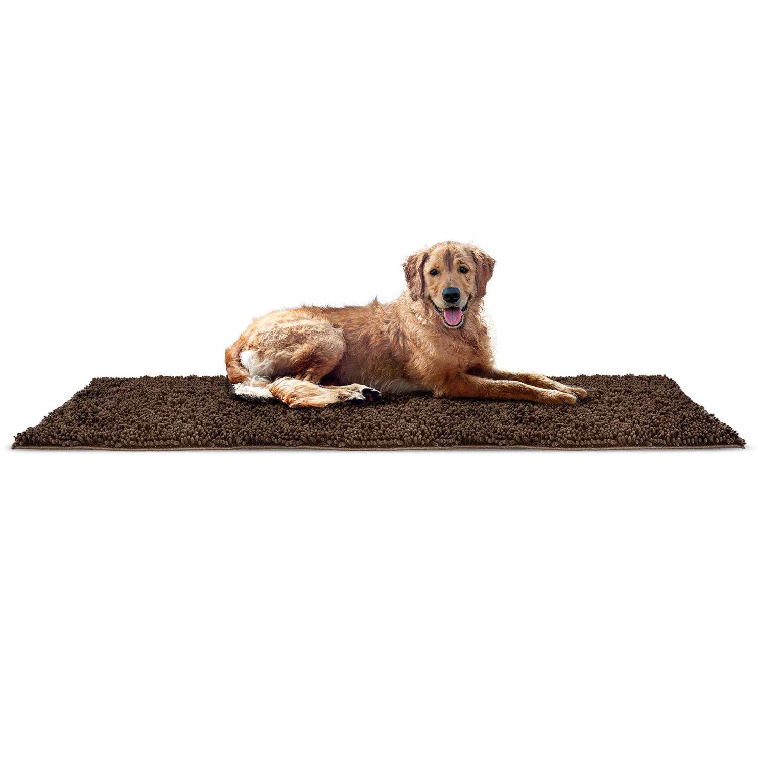 FurHaven Pet Dog Mat Muddy Paws Towel Shammy Rug