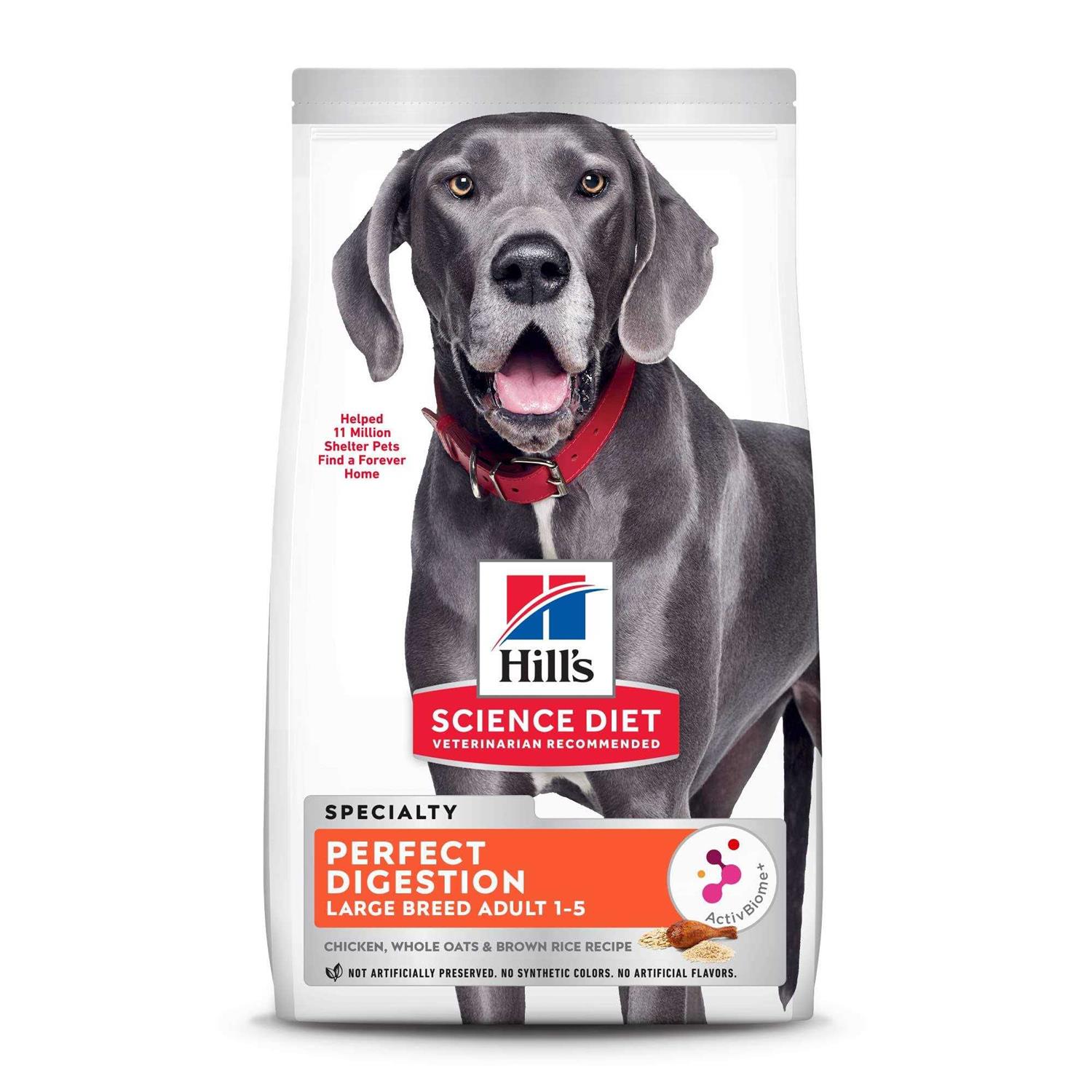 Hill’s Science Diet Adult Large Breed Perfect Digestion Chicken Dry Dog Food