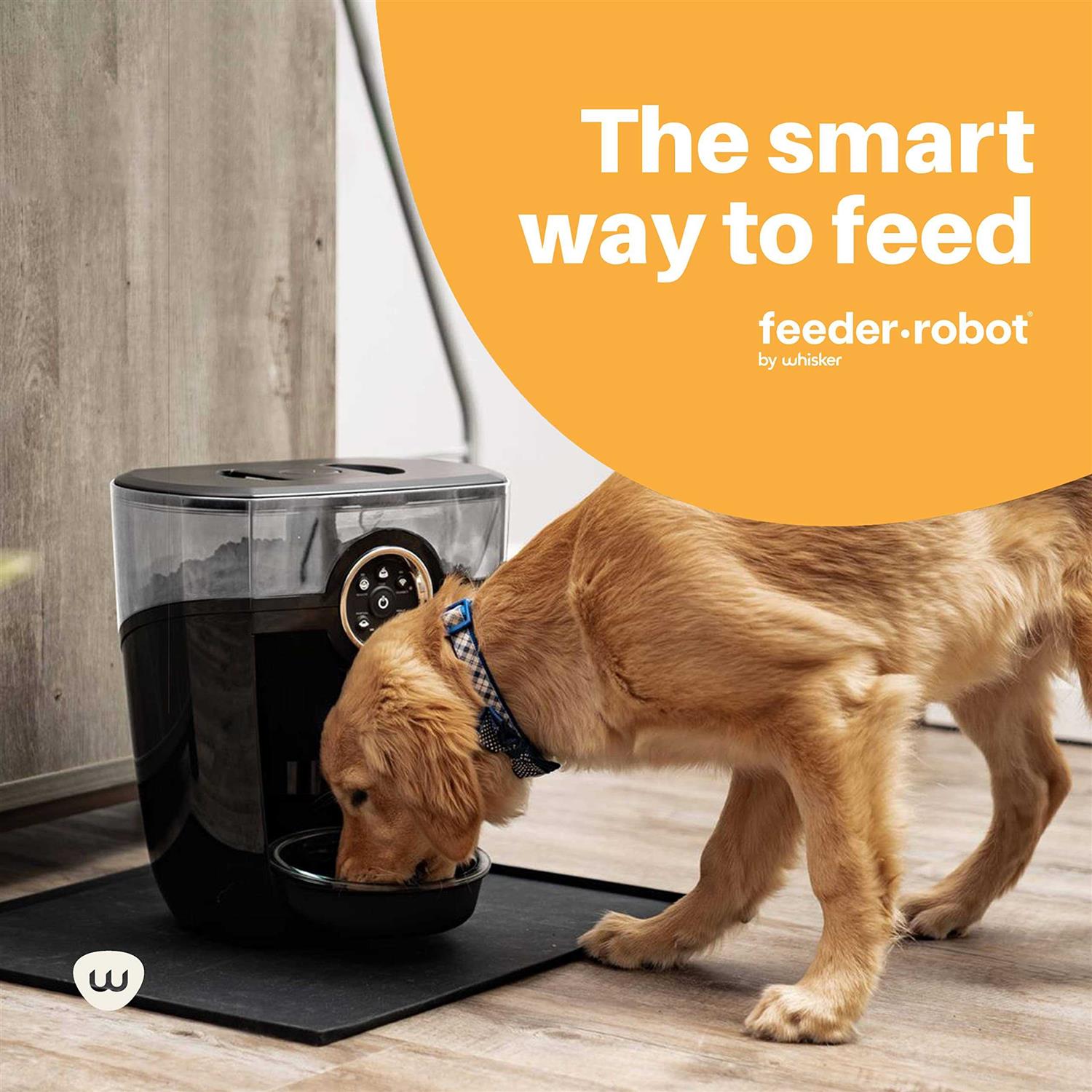 Whisker Feeder-Robot Wi-fi Cat & Dog Auto-Feeder with Hopper & Backup Battery Compatibility