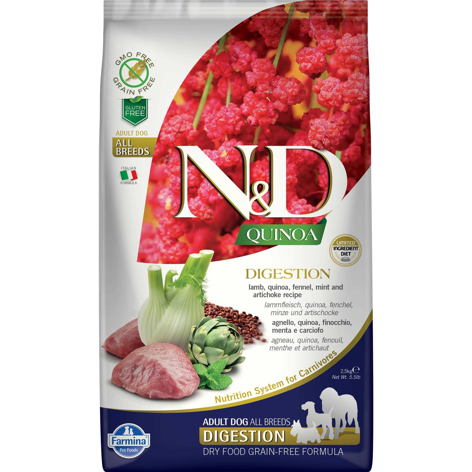 Farmina N&D Quinoa Digestion Lamb