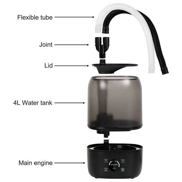 REPTI ZOO Digital Timing Reptile Terrarium Humidifier