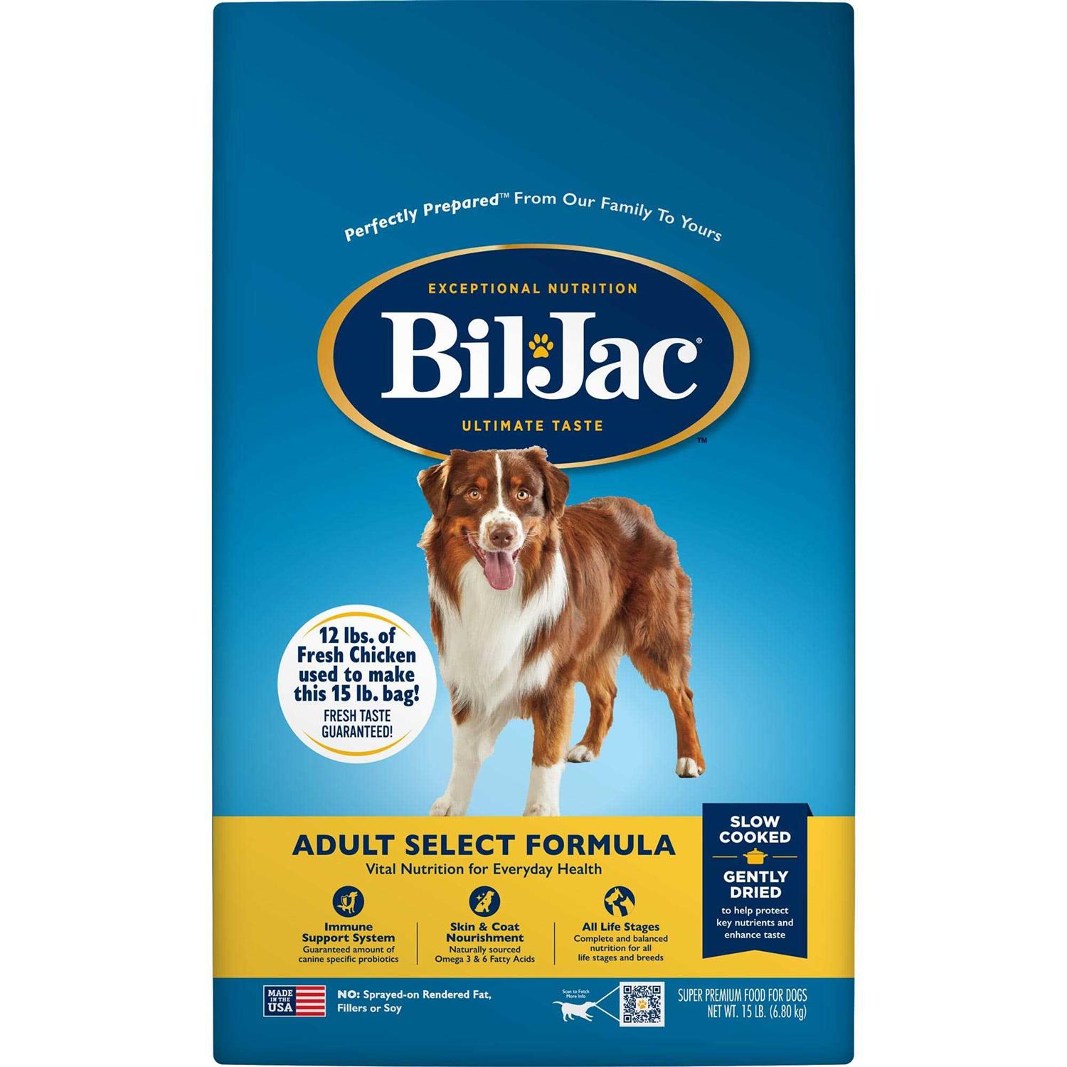 Bil-Jac Select Adult Dry Dog Food