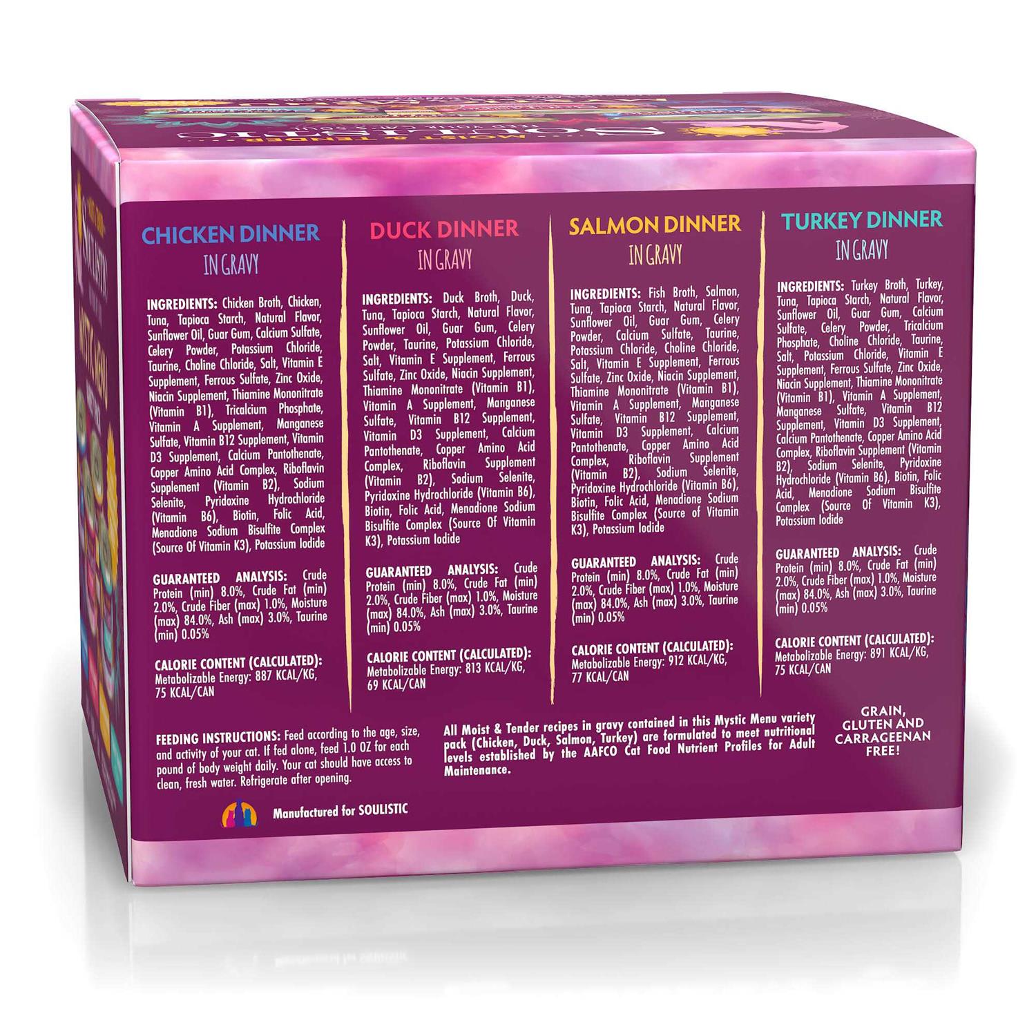 Soulistic Mystic Menu Moist & Tender Cat Food