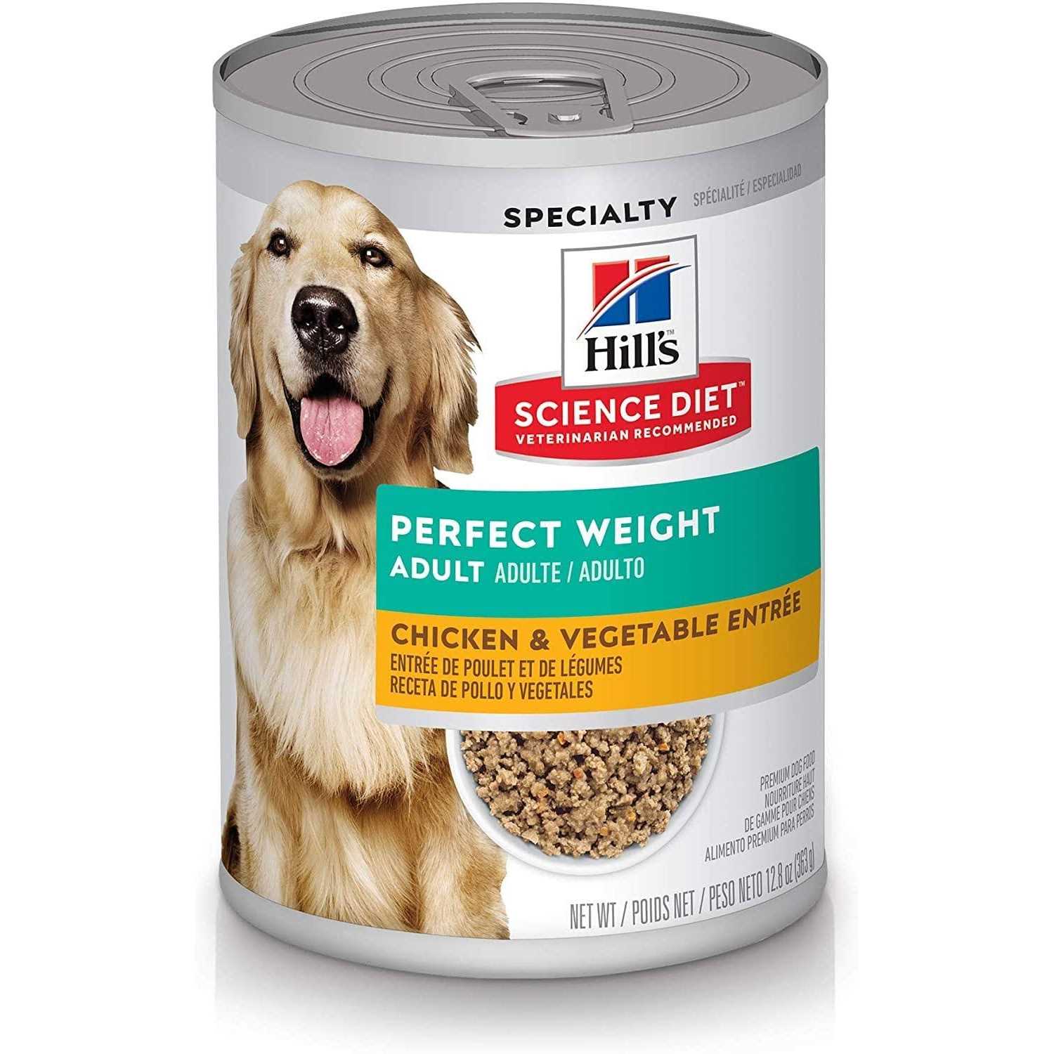 Hill’s Science Diet Adult Perfect Weight Chicken & Vegetable Entree Canned Dog Food