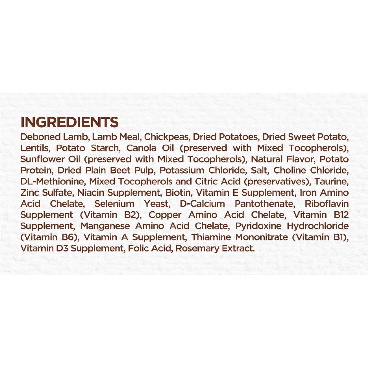 Nutro Limited Ingredient Diet Adult Dry Dog Food Lamb & Sweet Potato Dog Kibble