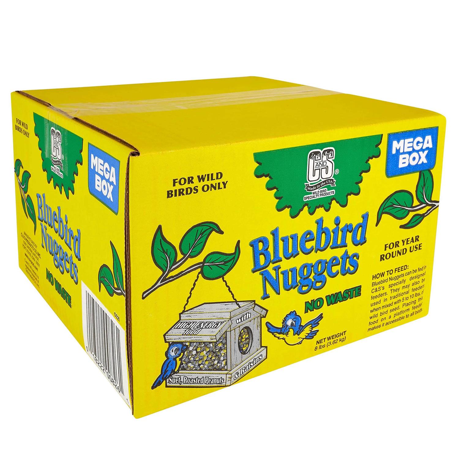 C&S Wild Bird Bluebird Suet Nuggets Mega Box