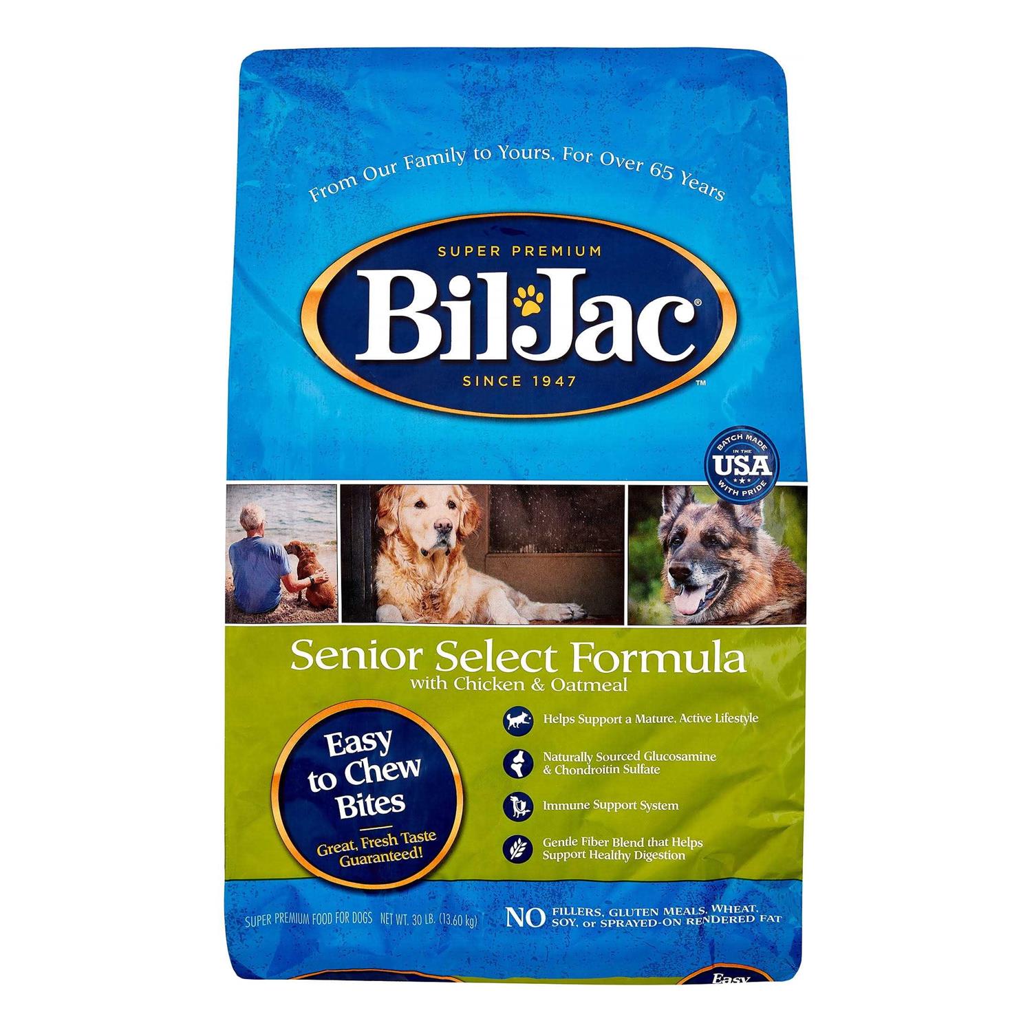Bil Jac Select Formula Chicken Senior Dry Dog Food