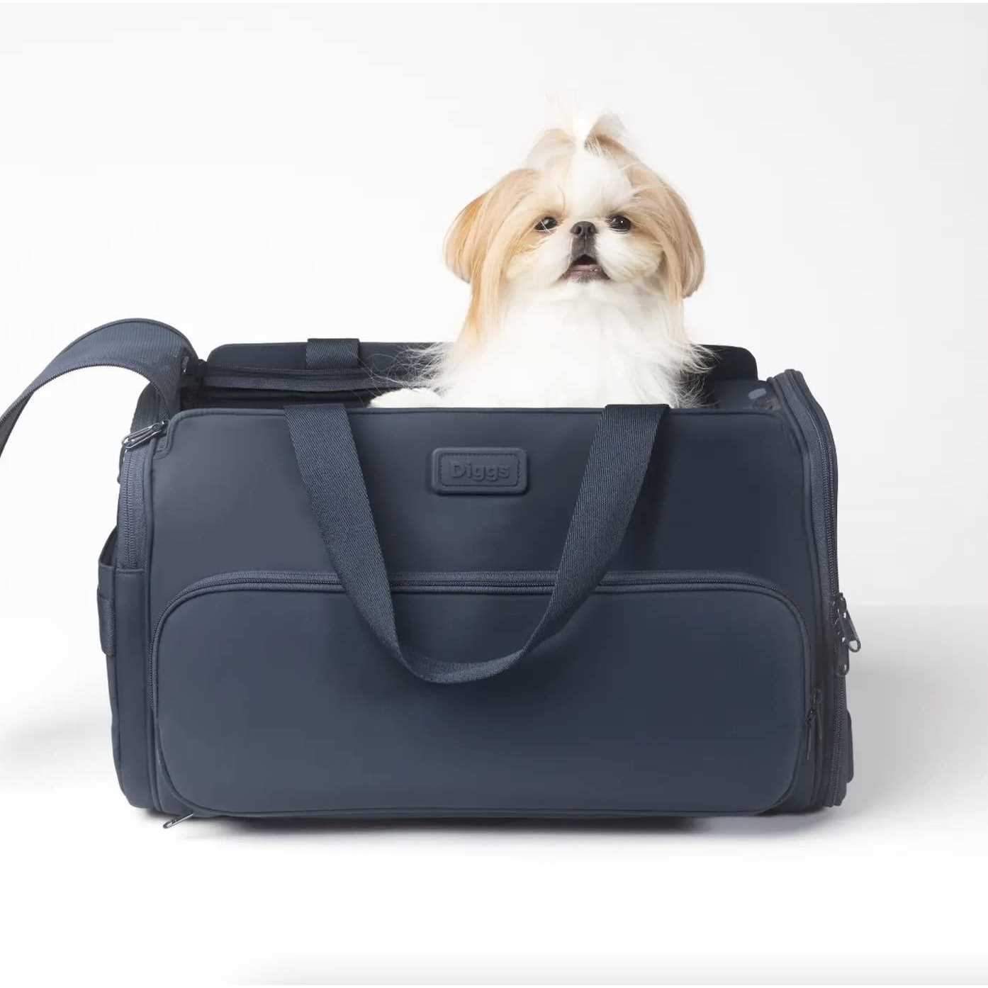 Diggs Travel Pet Carrier for Small Dogs and Cats, Plane, Train, or Car