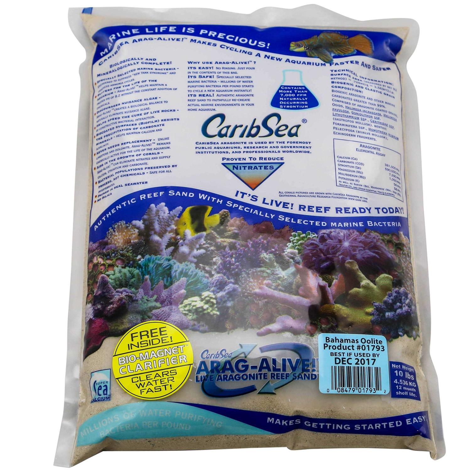 CaribSea Arag-Alive Bahamas Oolite Aquarium Sand
