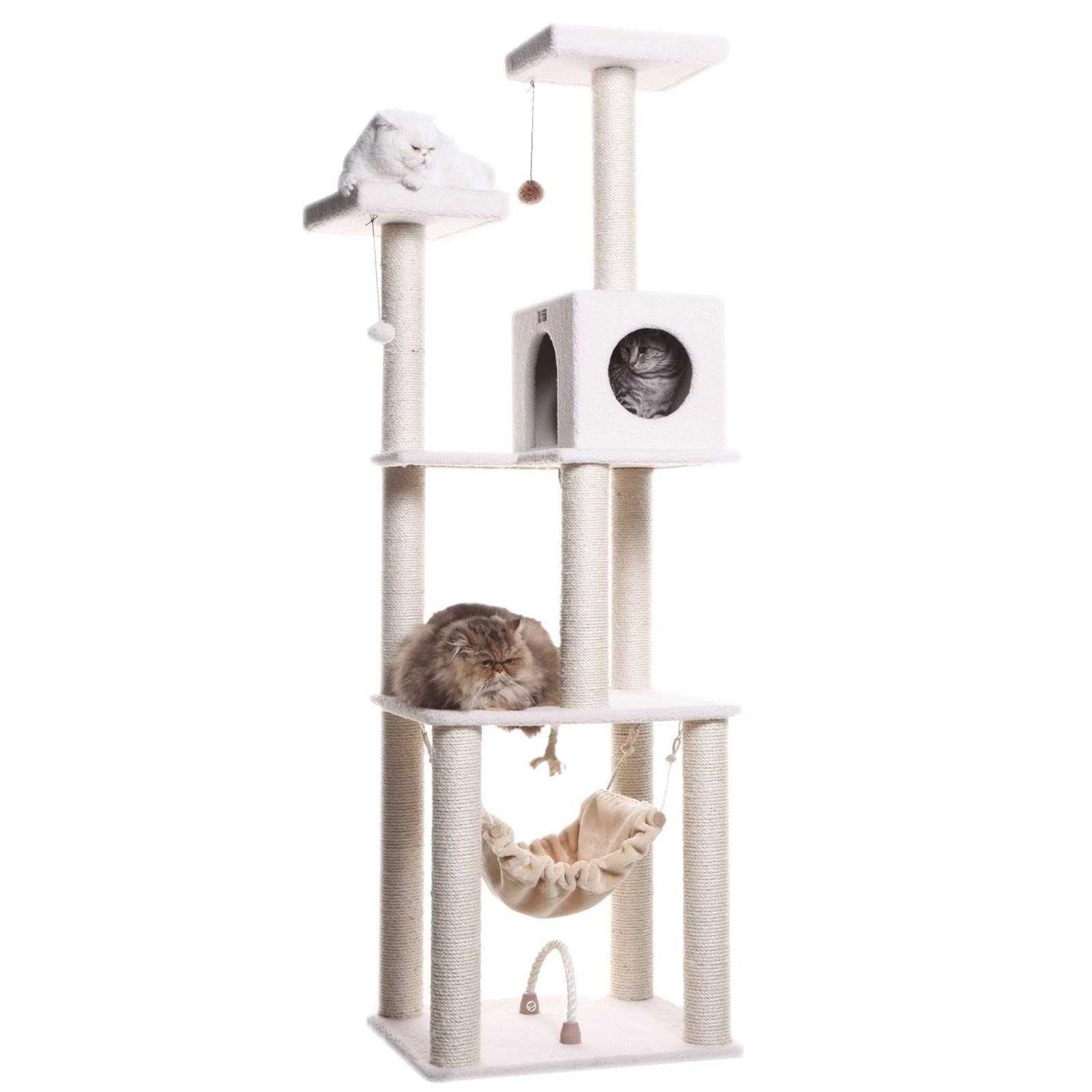 Armarkat Real Wood B7301 Classic Ivory Cat Tree