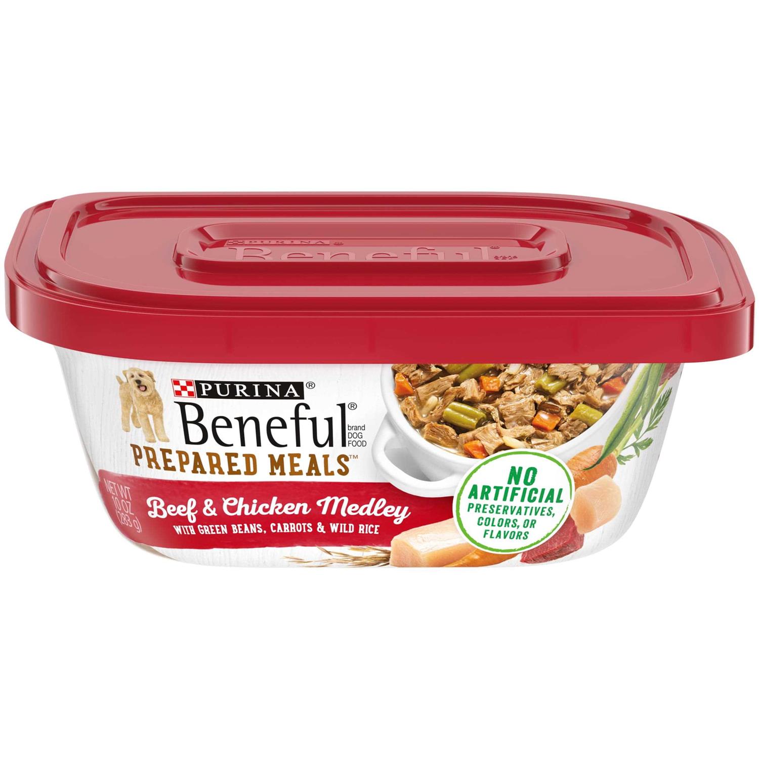 Beneful Prepared Meals Beef & Chicken Medley Wet Dog Food