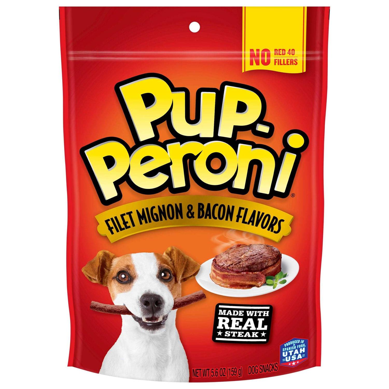 Pup Peroni Filet Mignon Bacon Dog