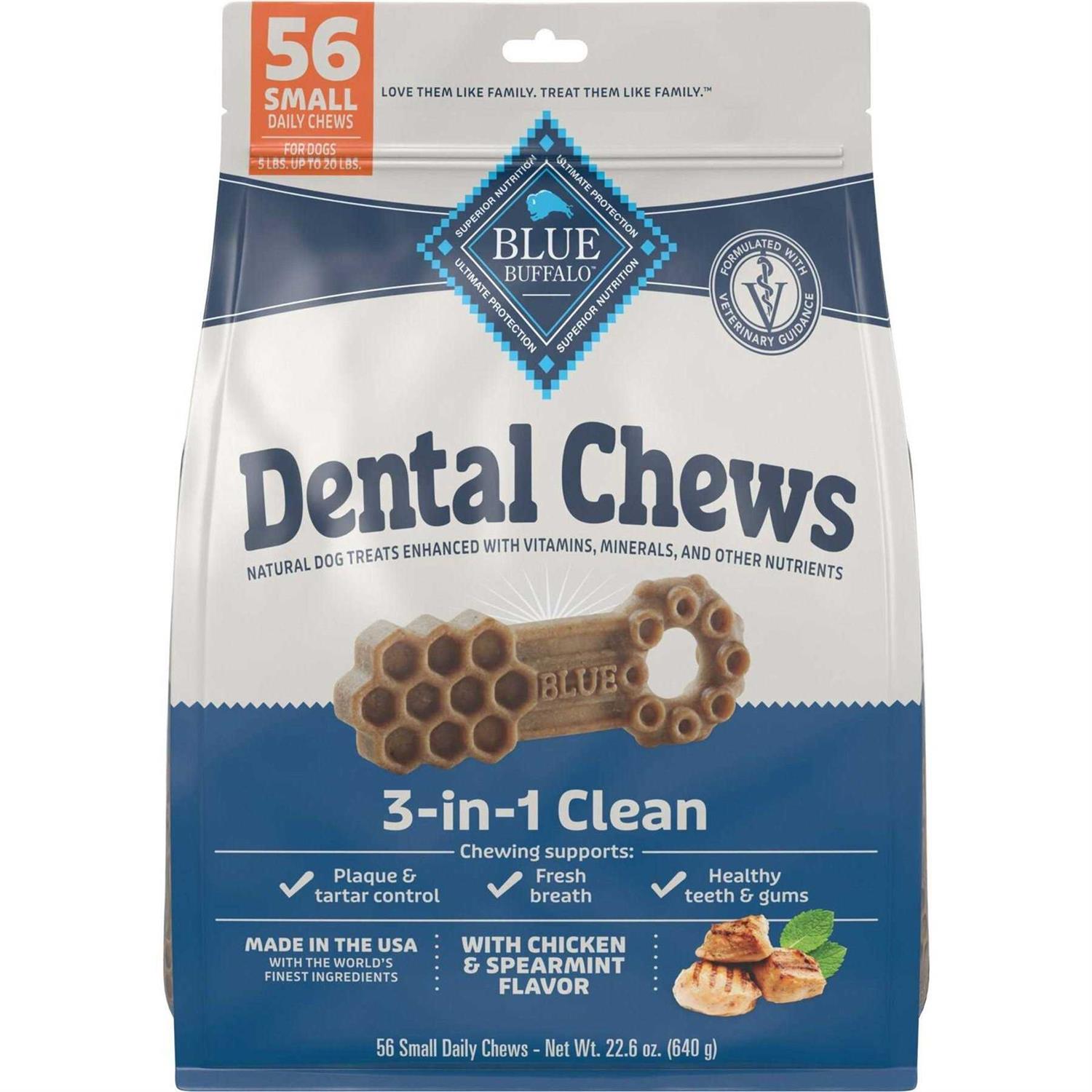 Blue Buffalo Chicken & Spearmint Dog Dental Chews